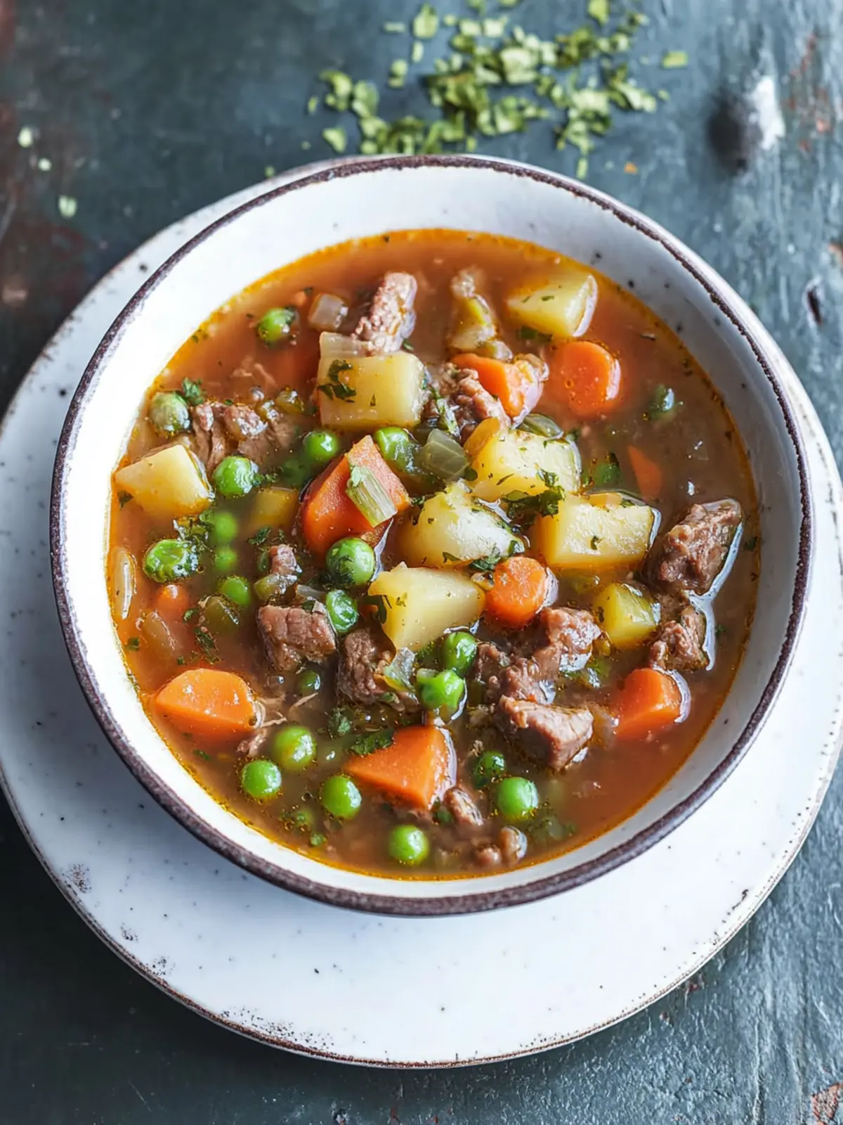Hearty Vegetable Beef Soup: A Cozy Classic from Mom's Kitchen 3 Vegetable Beef Soup