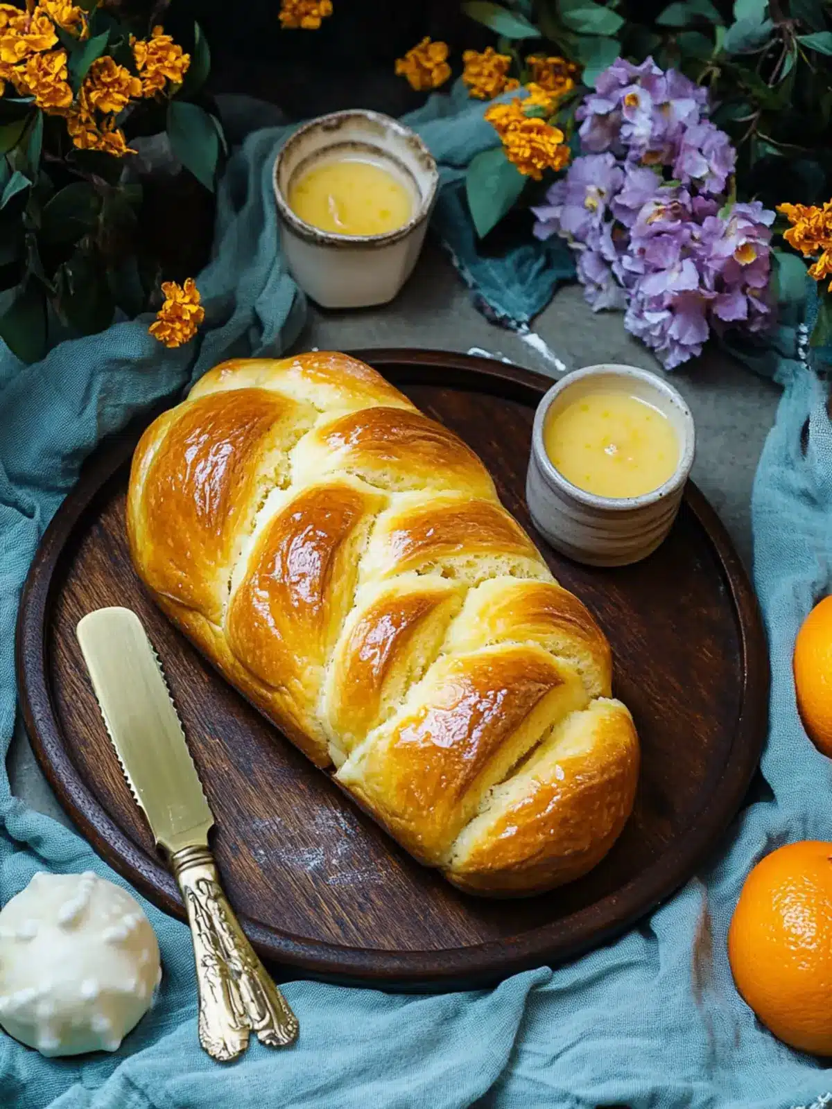 Indulge in Sweet Cardamom Bread with Honey Orange Butter Delight 3 Sweet Cardamom Bread with Honey Orange Butter