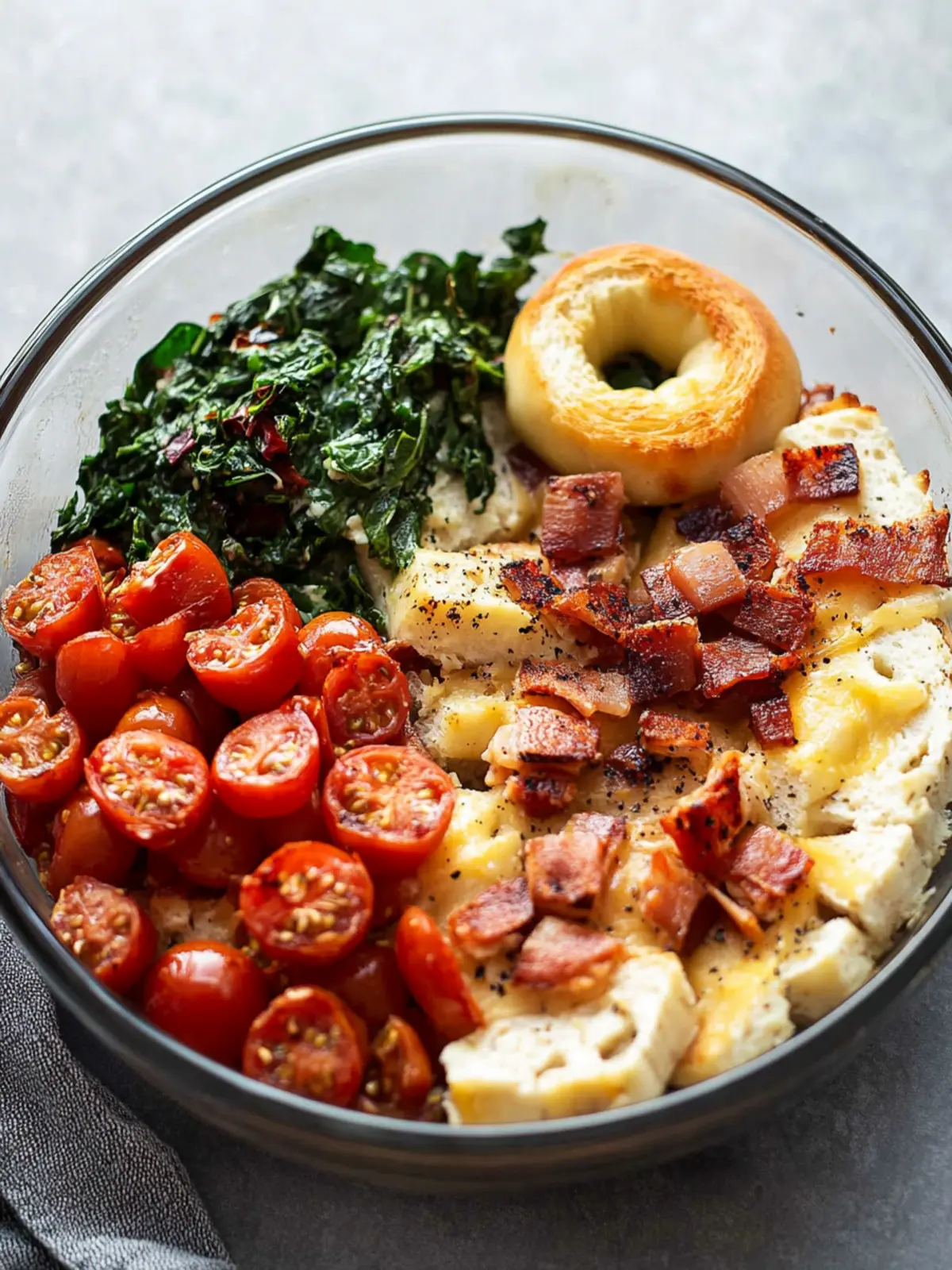 Savory Bagel Casserole for a Cozy Weekend Brunch Delight 3 Bagel Casserole