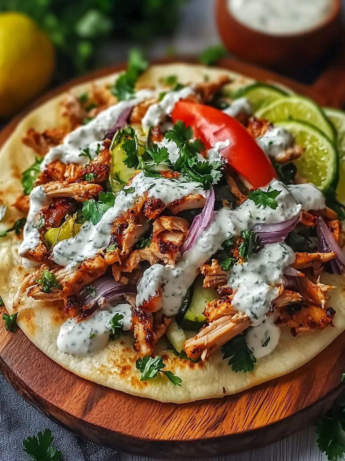 Delicious Chicken Shawarma with Garlic Sauce for Flavor Lovers 4 Delicious Chicken Shawarma with Garlic Sauce