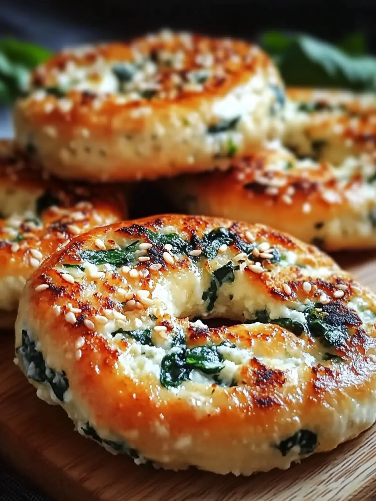 Irresistible Spinach Cottage Cheese Flat Bagels You’ll Love 4 Spinach Cottage Cheese Flat Bagels