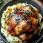 Chipotle Honey Chicken Thighs with Smoky Gouda Mashed Potatoes 8 Chipotle Honey Chicken Thighs With Smoked Gouda Mashed Potatoes