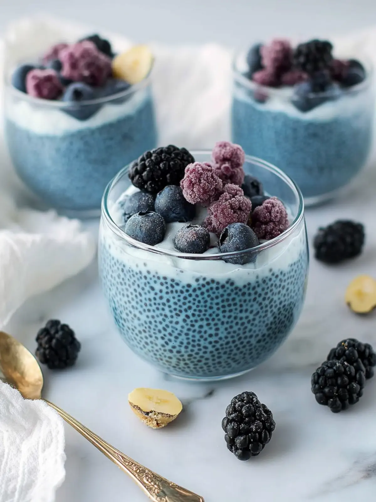 Colorful Blue Chia Pudding: A Healthy Vegan Treat 5 Blue Chia Pudding
