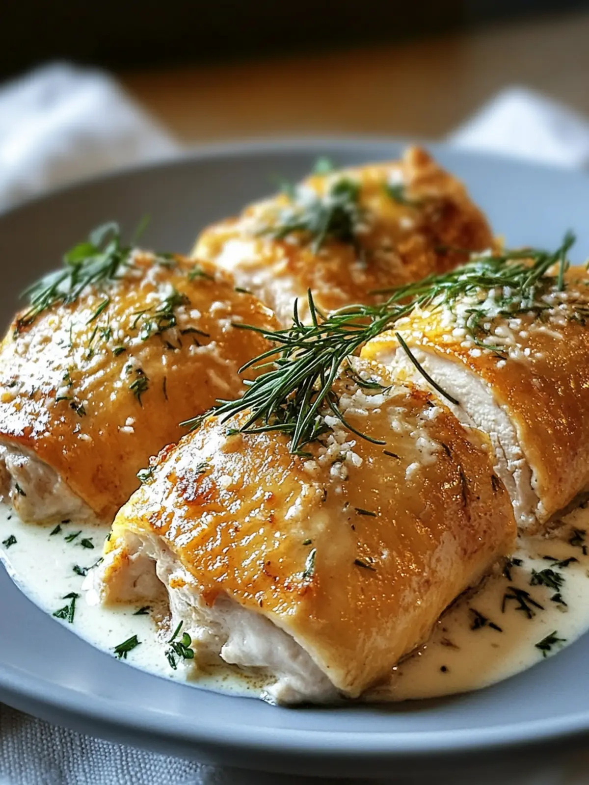 Delicious Chicken Pillows with Creamy Parmesan Sauce You’ll Love 3 Chicken Pillows