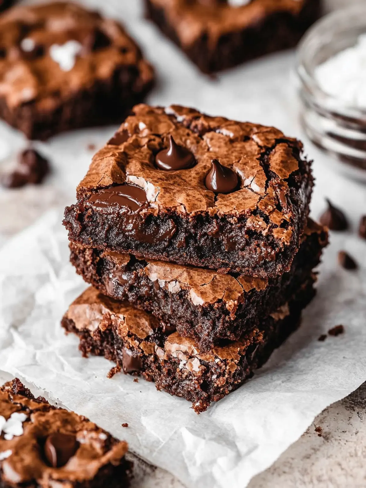 Fudgy Chewy Brookies: Your New Favorite Chocolate Treat 4 Fudgy Chewy Brookies