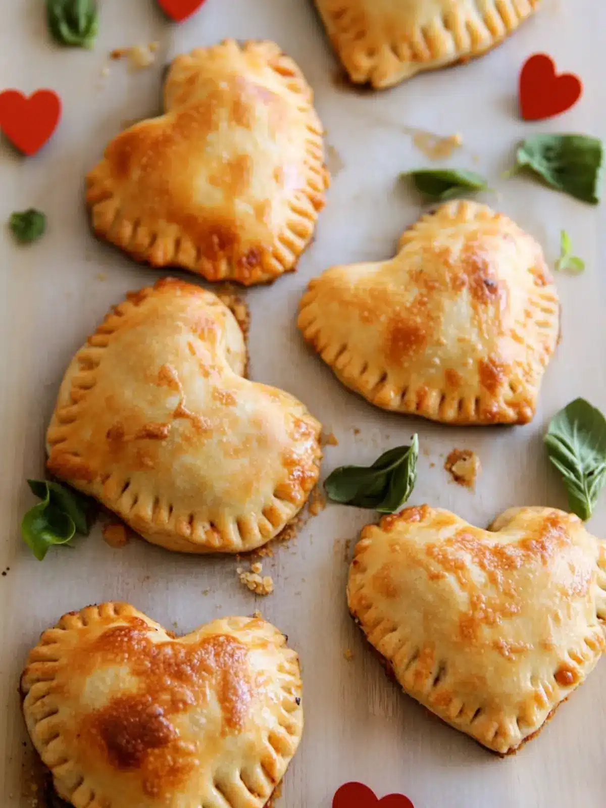 Mini Heart-Shaped Calzones That Everyone Will Adore 3 Mini Heart-Shaped Calzones