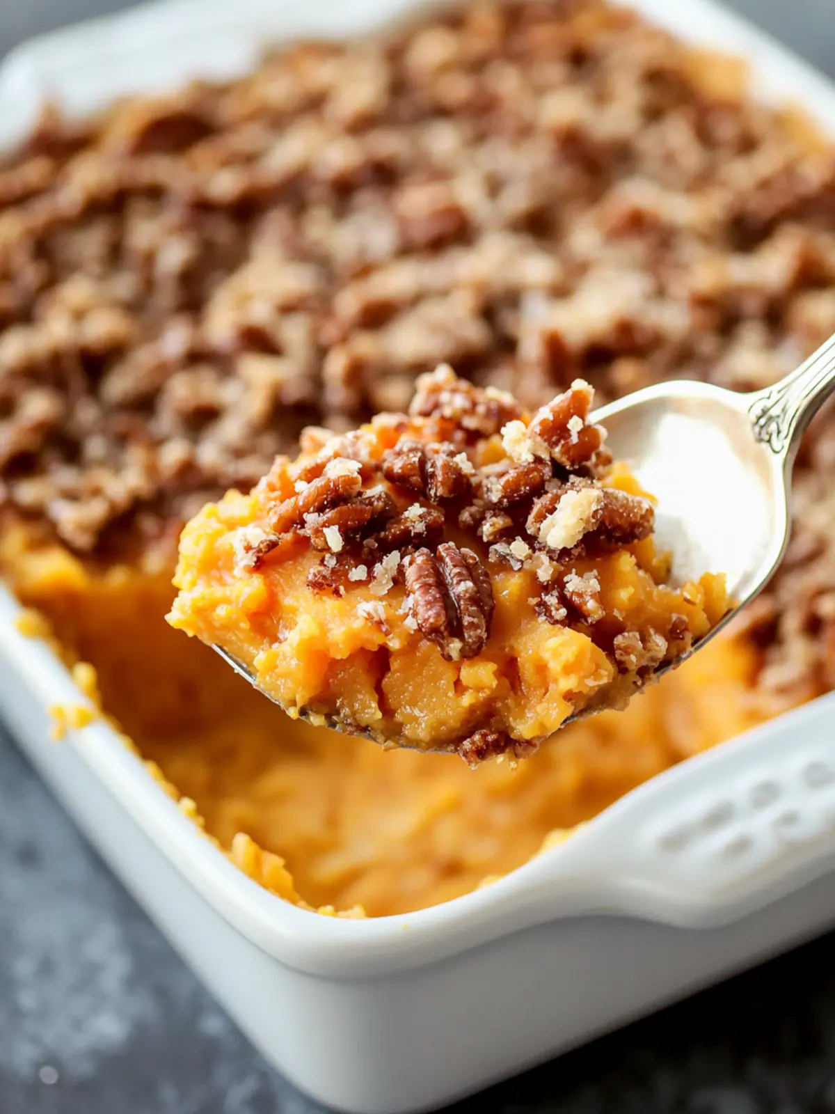 Delicious Praline Sweet Potato Casserole for Your Thanksgiving Table 4 Praline Sweet Potato Casserole