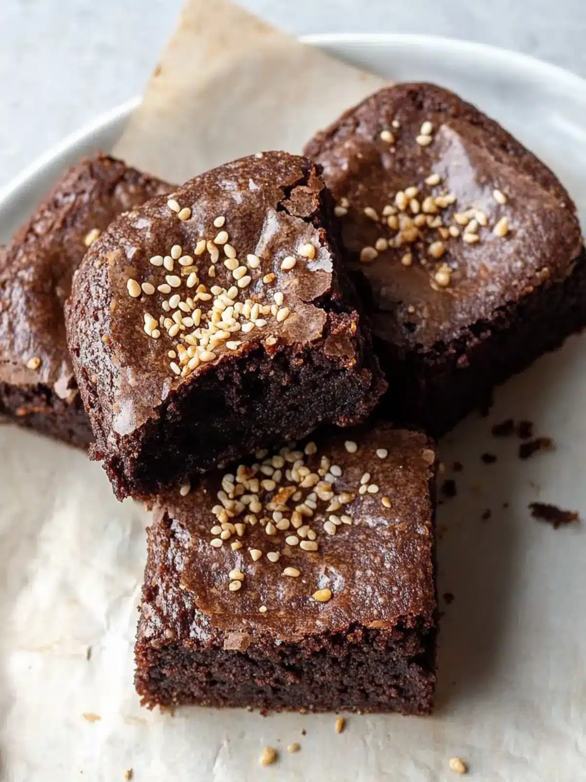 Decadent Tahini Date Brownies: Guilt-Free Indulgence 3 Tahini Date Brownies