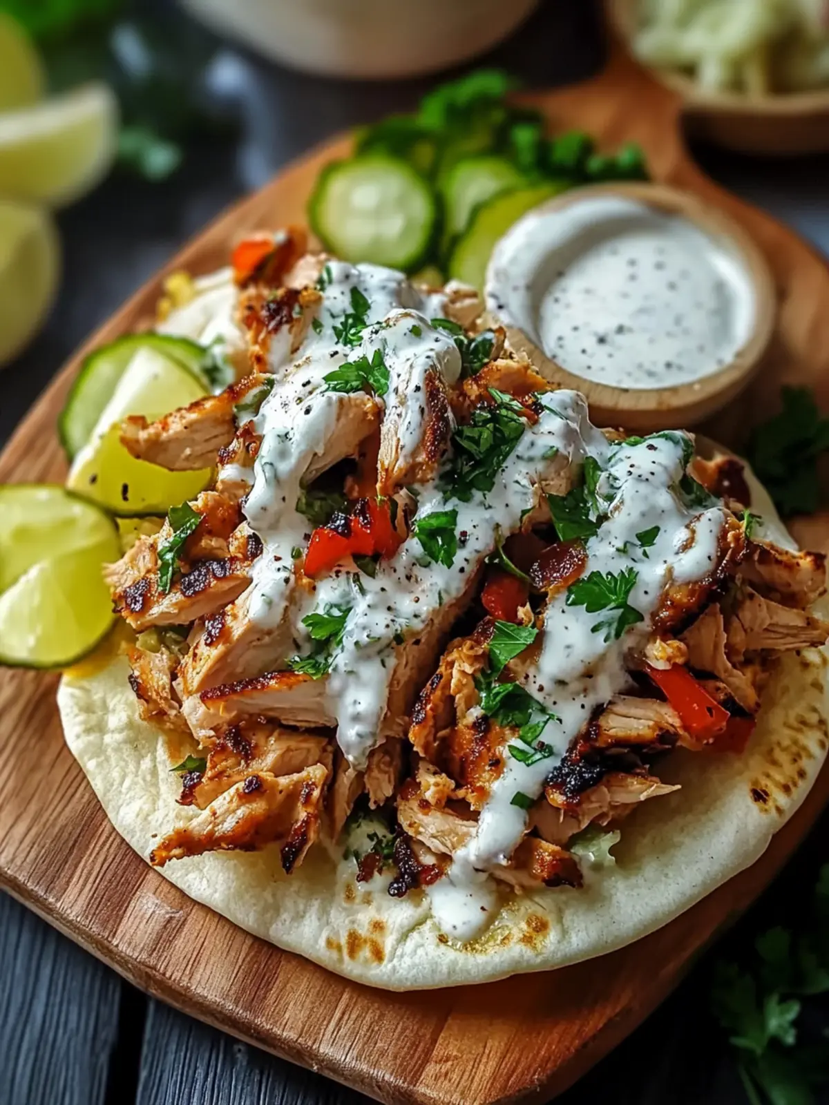Delicious Chicken Shawarma with Garlic Sauce for Flavor Lovers 2 Delicious Chicken Shawarma with Garlic Sauce