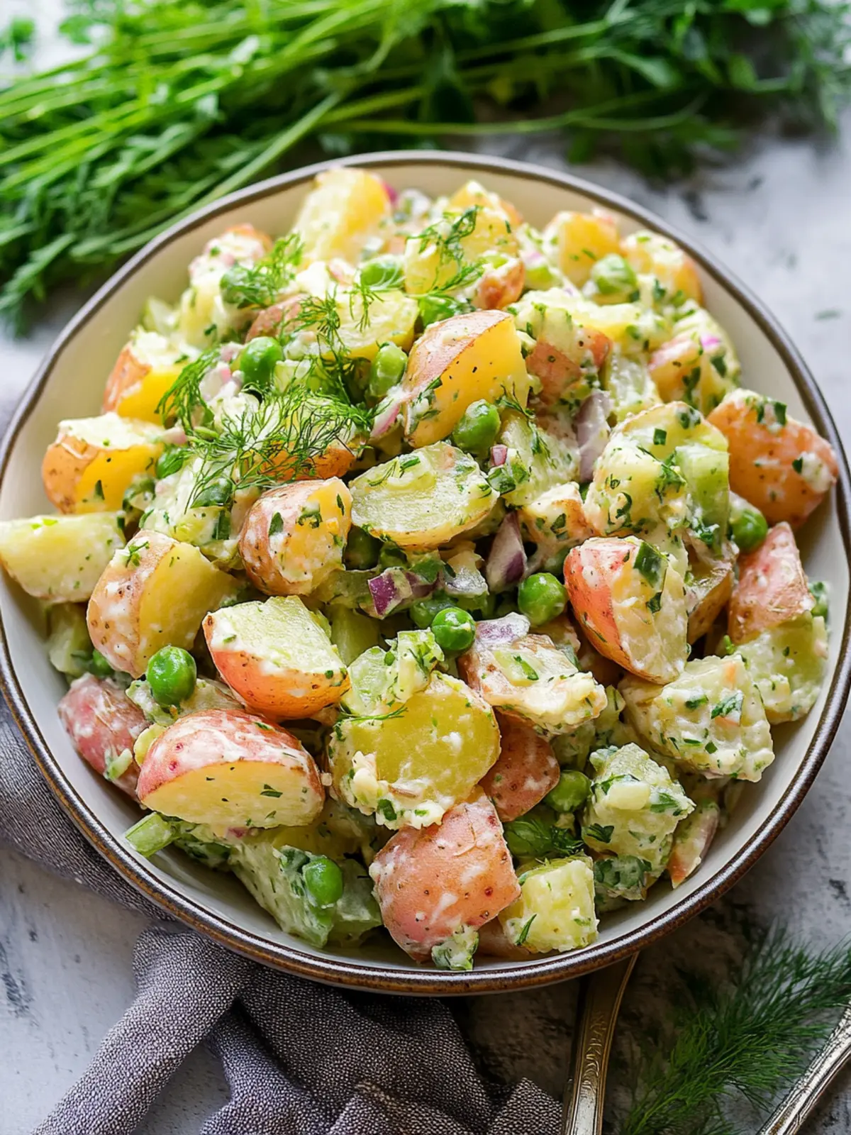 Zesty French Potato Salad with Dijon Vinaigrette Magic 5 French Potato Salad