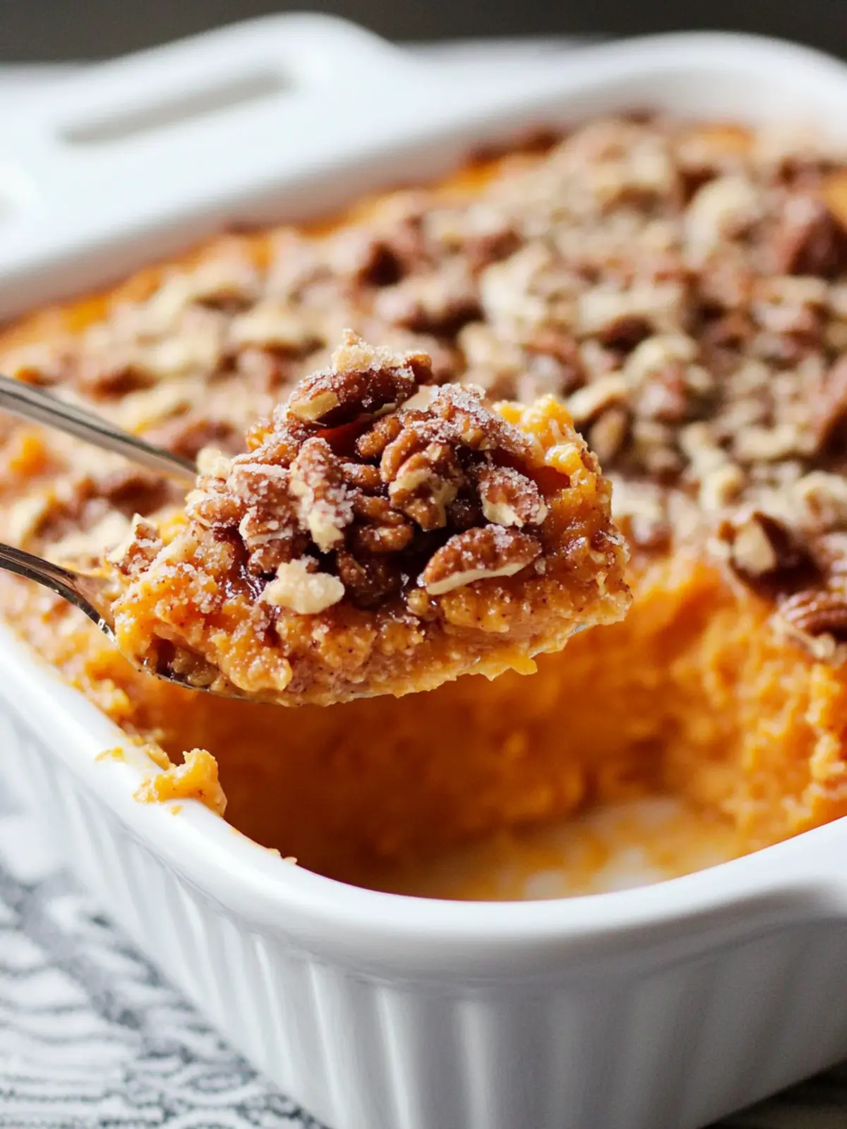 Delicious Praline Sweet Potato Casserole for Your Thanksgiving Table 3 Praline Sweet Potato Casserole