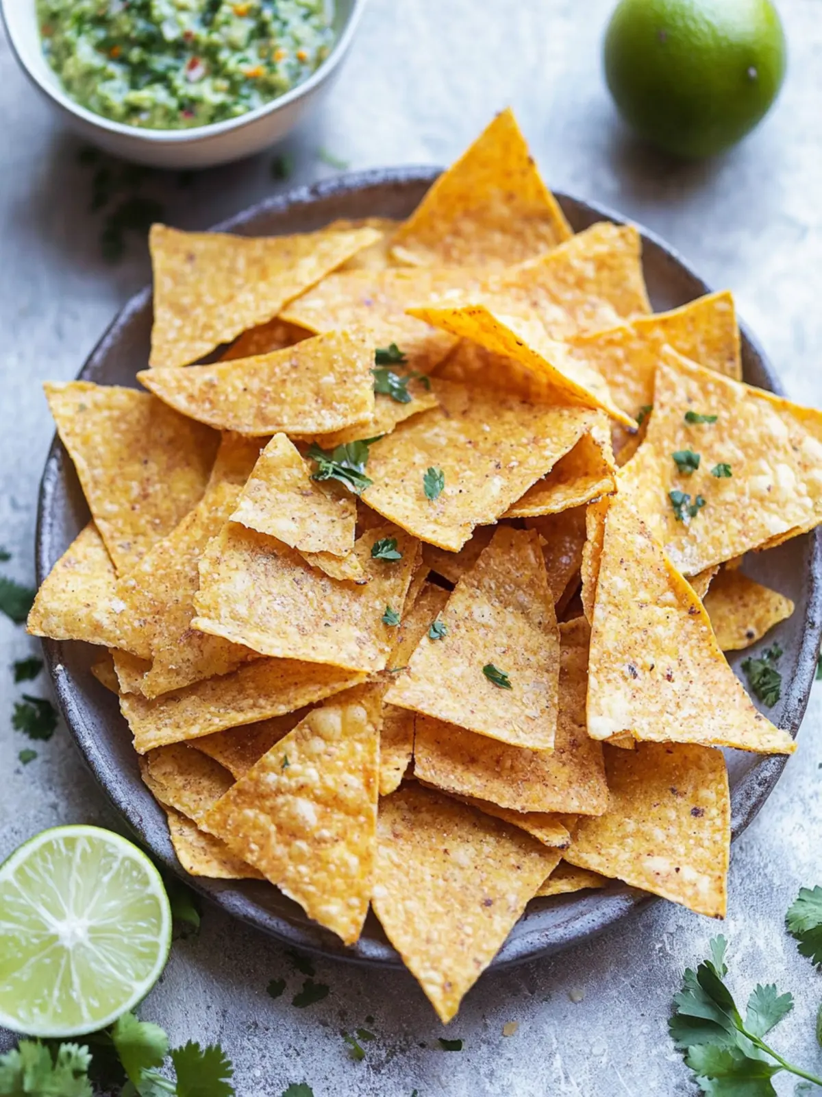 Crispy Baked Tortilla Chips with a Zesty Twist 4 Baked Tortilla Chips