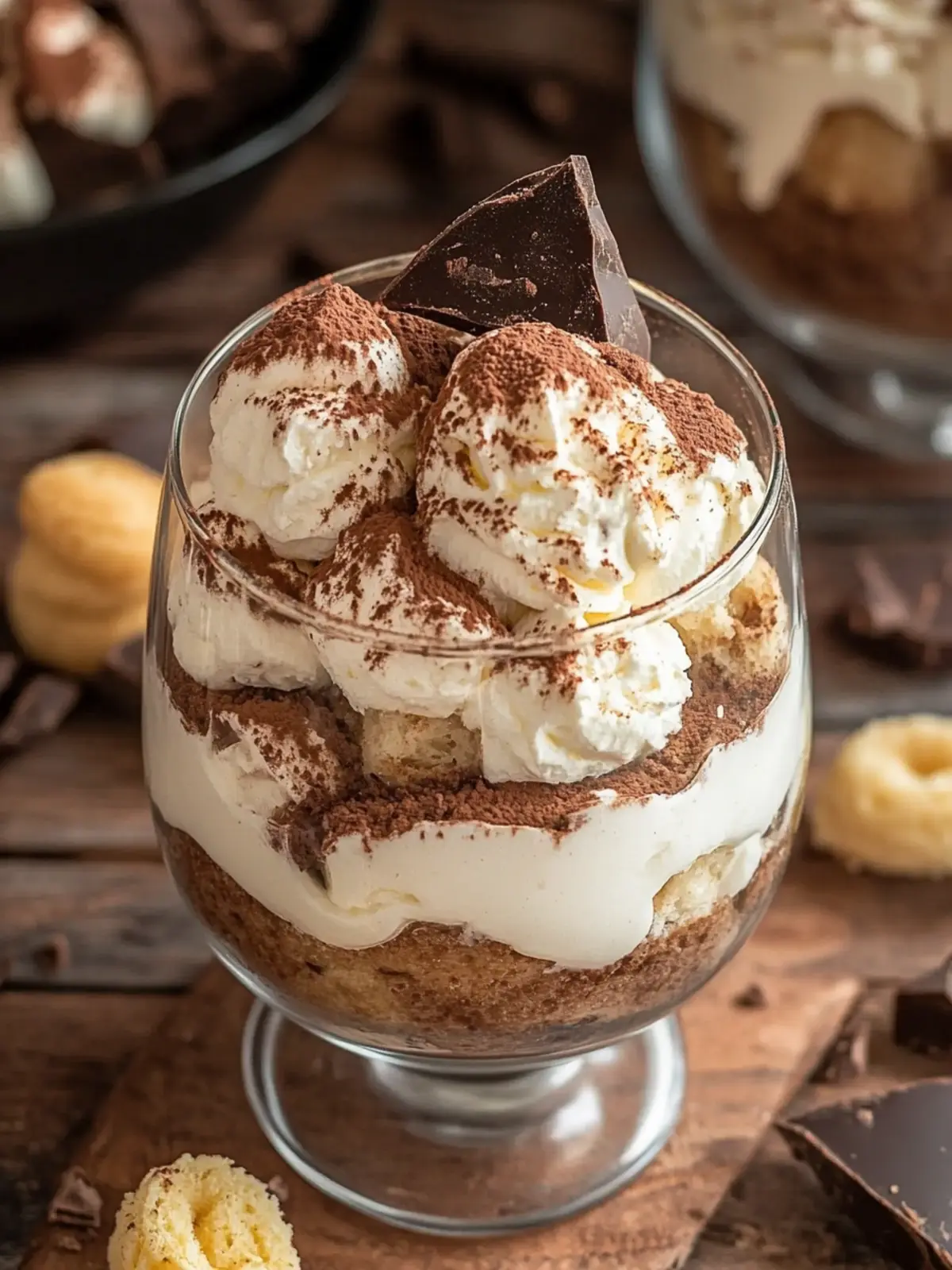 Indulge in Creamy Chocolate Tiramisu: A No-Bake Delight 3 Creamy Chocolate Tiramisu