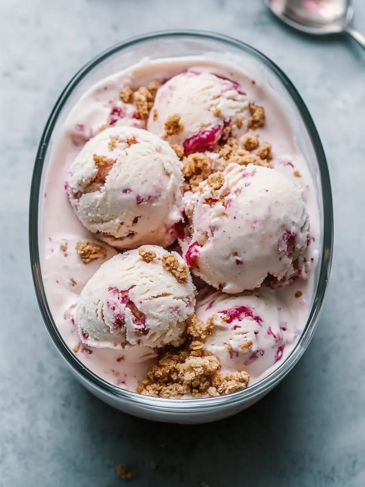 Homemade Delicious Rhubarb Crumble Ice Cream to Savor 4 Delicious Rhubarb Crumble Ice Cream
