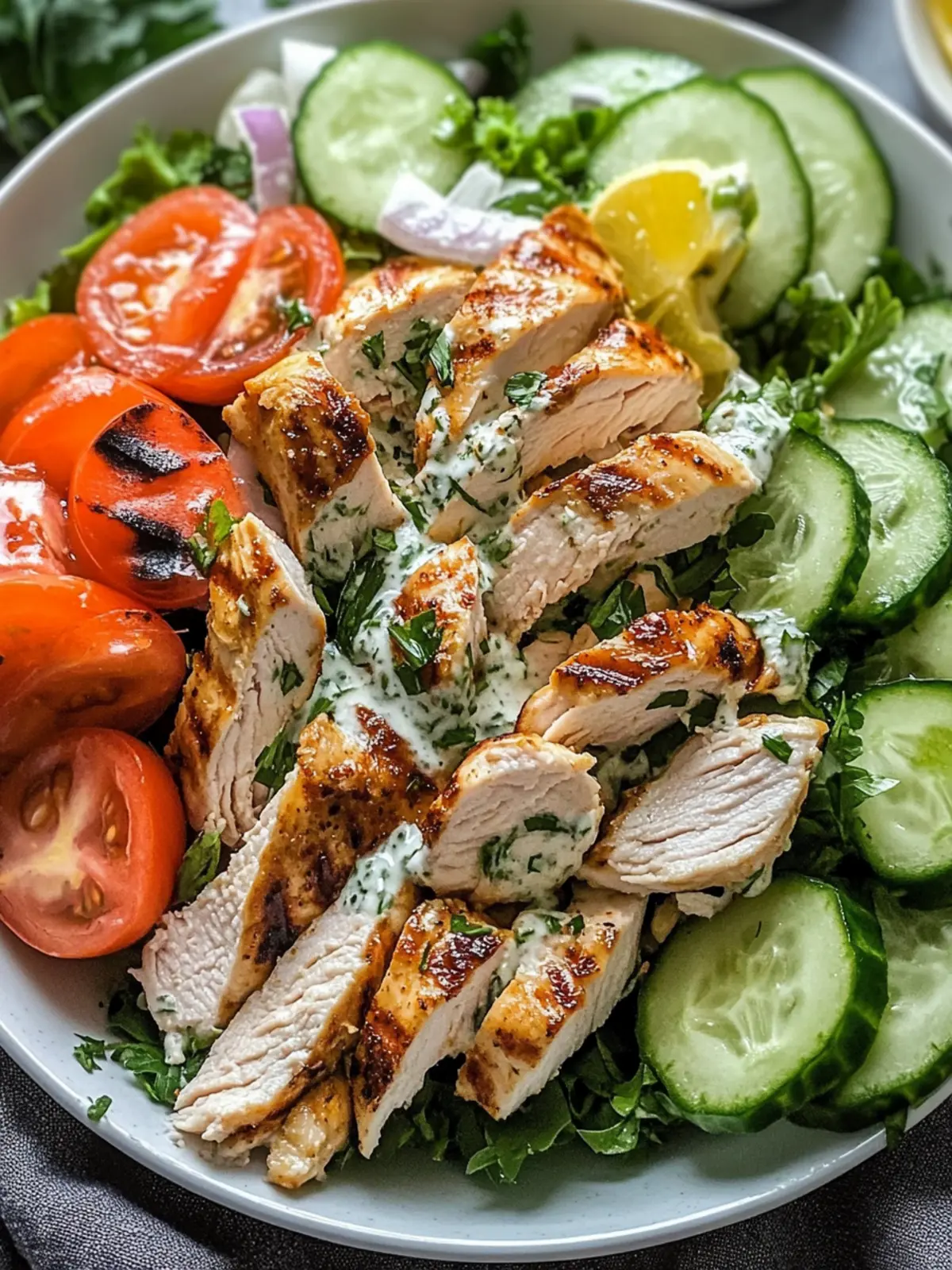 Zesty Tzatziki Chicken Salad for a Refreshing Meal Boost 2 TZATZIKI CHICKEN SALAD