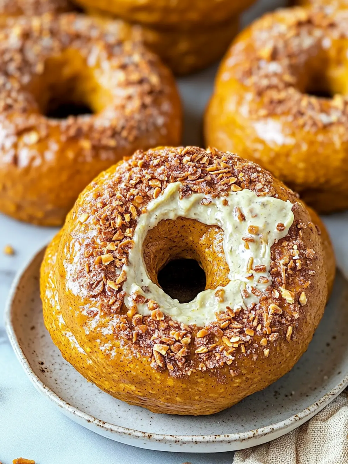 Delicious Homemade Pumpkin Bagels for Cozy Fall Mornings 4 Homemade Pumpkin Bagels