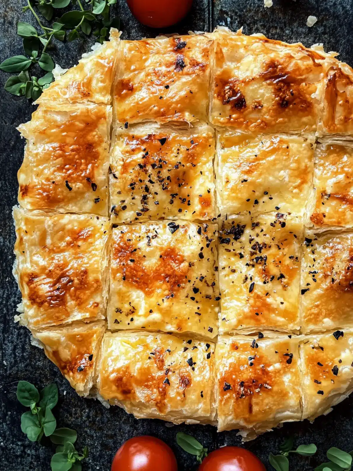 Irresistible Tiropita – Savory Greek Cheese Pie at Home 3 Tiropita – Greek Cheese Pie