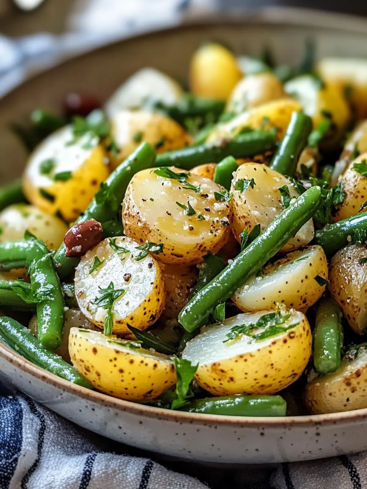 Brighten Your Day with French-Style Potato and Green Bean Salad 2 French-Style Potato and Green Bean Salad