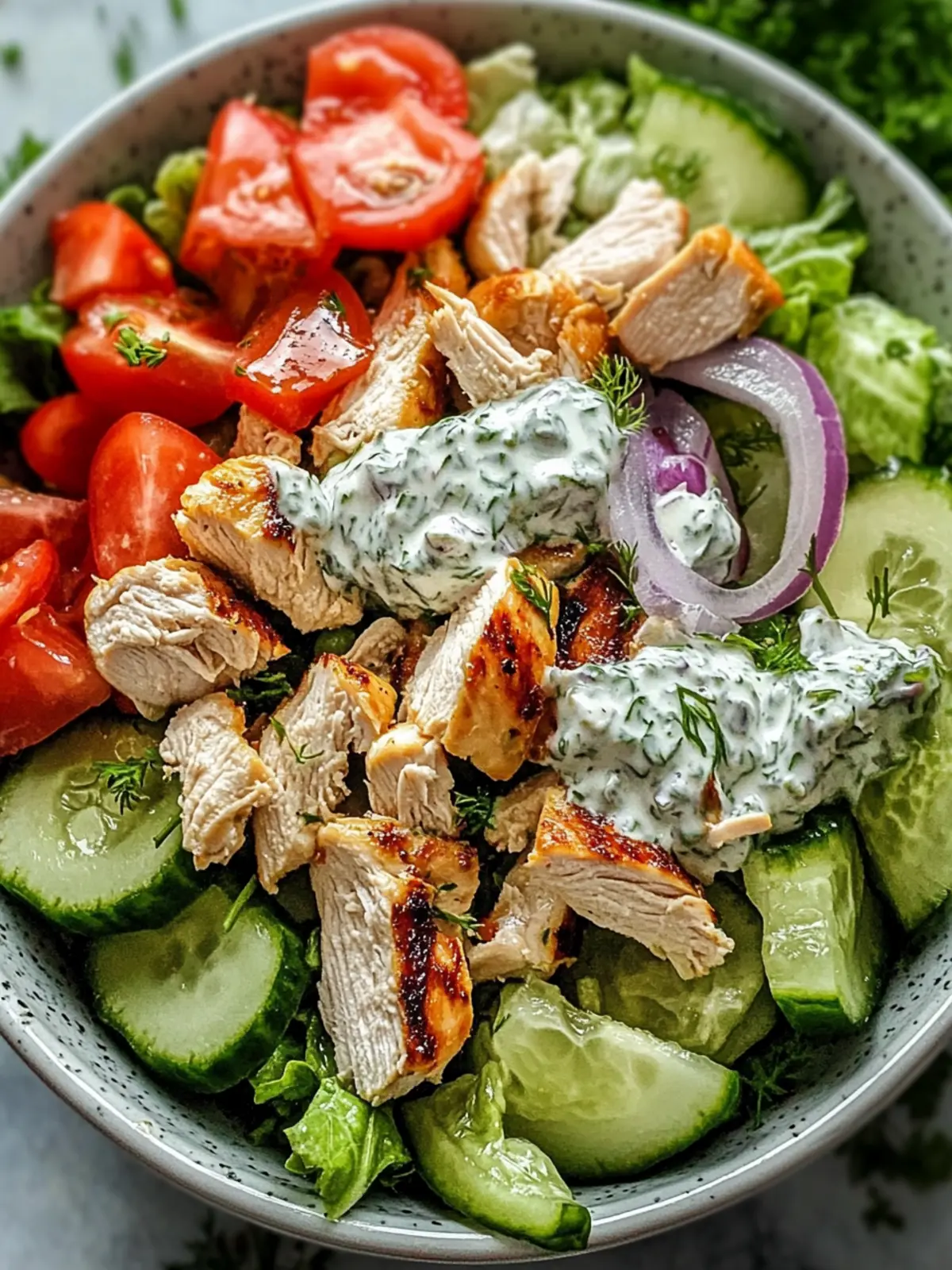 Zesty Tzatziki Chicken Salad for a Refreshing Meal Boost 5 TZATZIKI CHICKEN SALAD