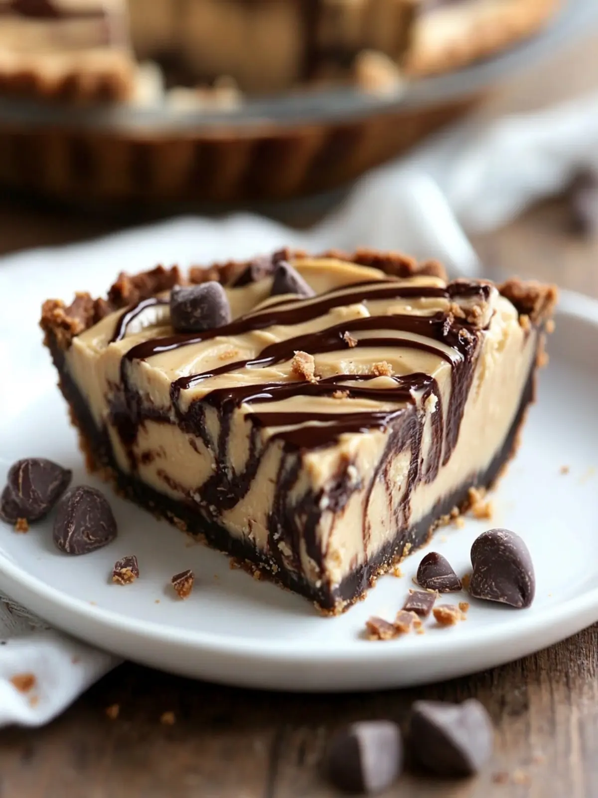 Decadent Chocolate Peanut Butter Swirl Pie Everyone Will Love 3 Decadent Chocolate Peanut Butter Swirl Pie