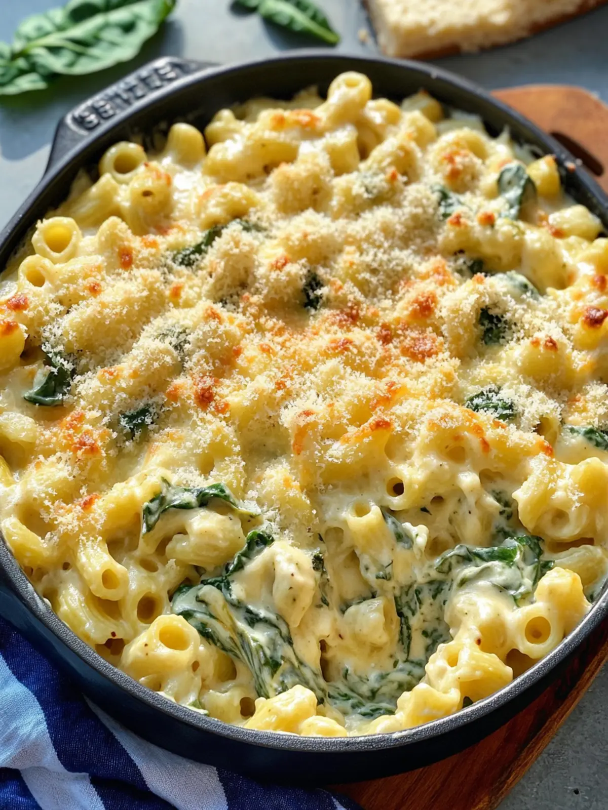 Decadent Spinach Artichoke Macaroni & Cheese for Cozy Nights 3 Spinach Artichoke Macaroni & Cheese