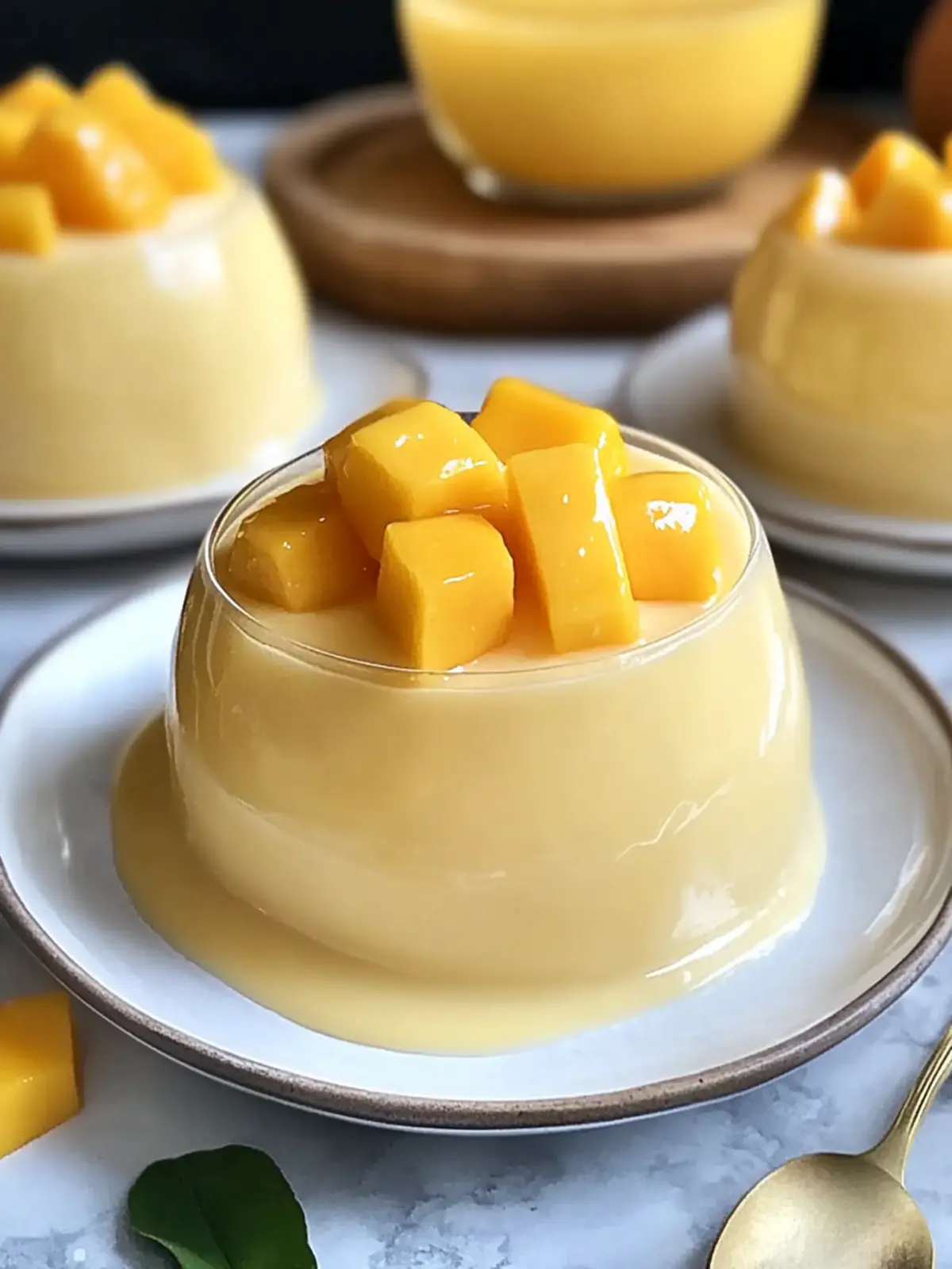 Easy Simple Mango Pudding for a Delightfully Creamy Treat 2 Easy Simple Mango Pudding