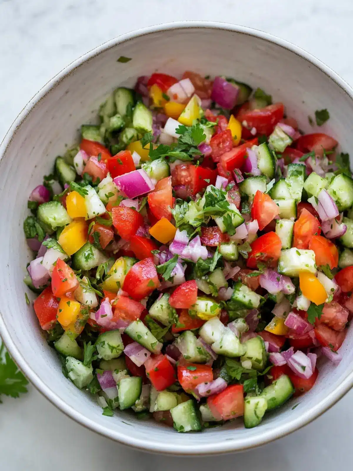Zesty Persian Shirazi Salad for a Fresh Flavor Boost 3 Persian Shirazi Salad