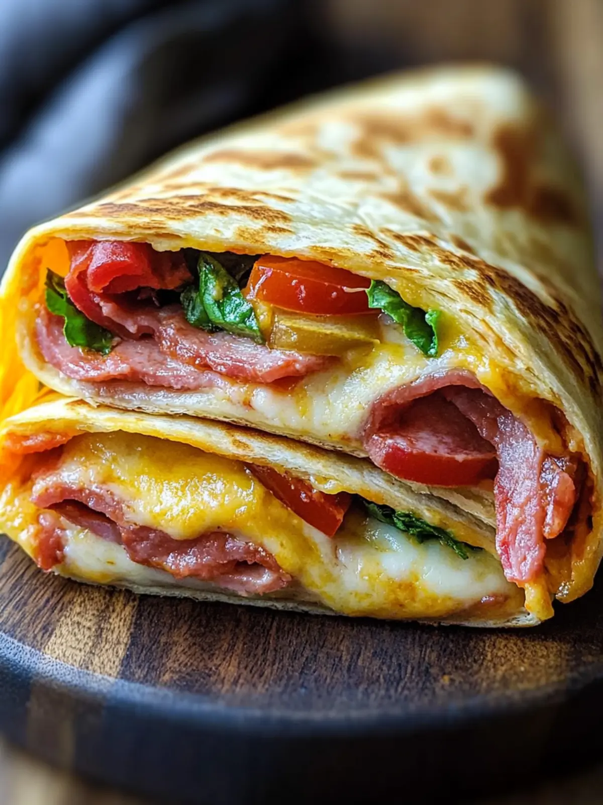 Low-Carb Italian Sub Wrap: Quick, Crispy, and So Satisfying 5 Low-Carb Italian Sub Wrap (Tortilla Melt Style)