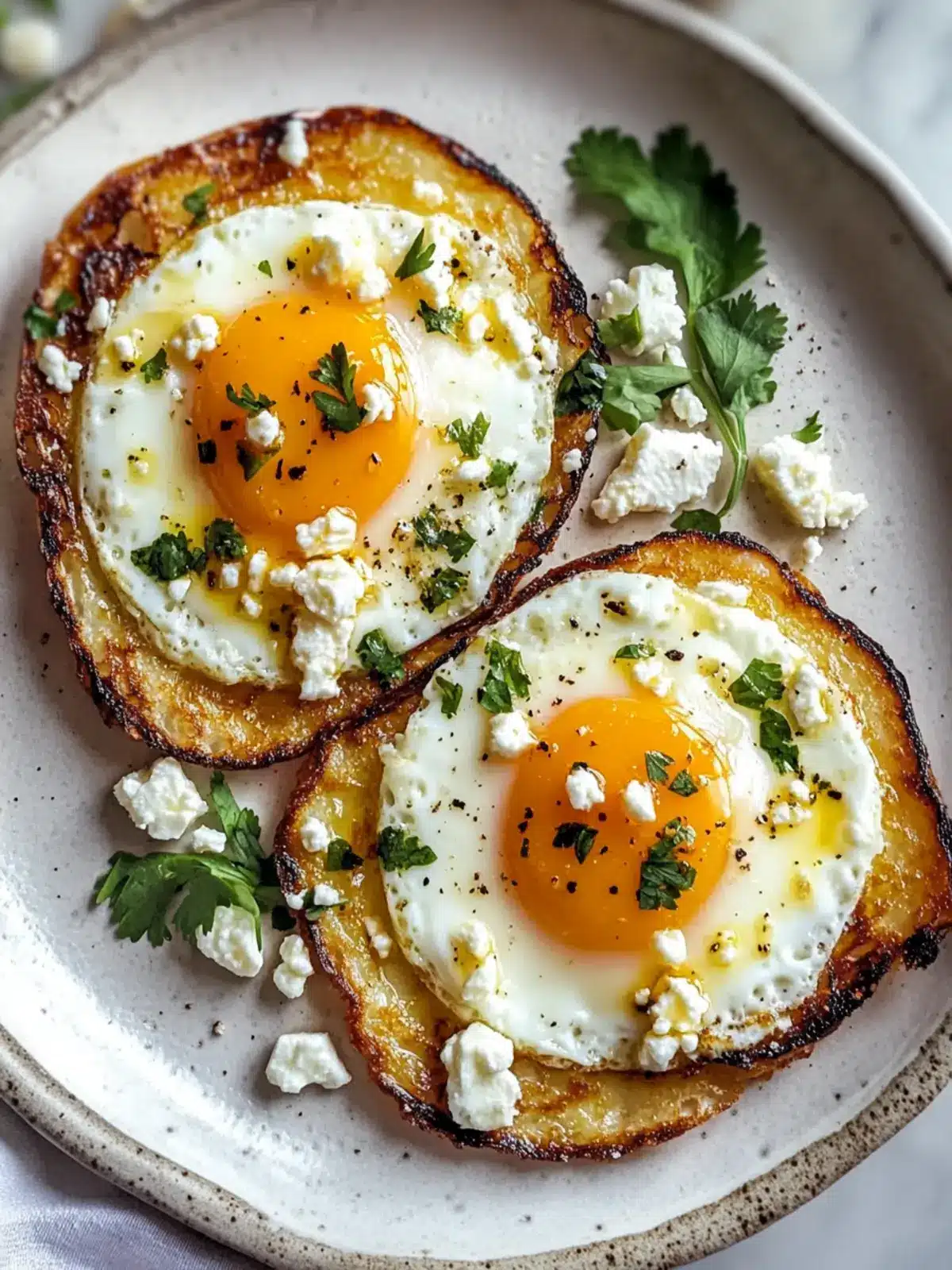 Crispy Feta Fried Eggs for a Flavor-Packed Brunch Delight 2 Crispy Feta Fried Eggs