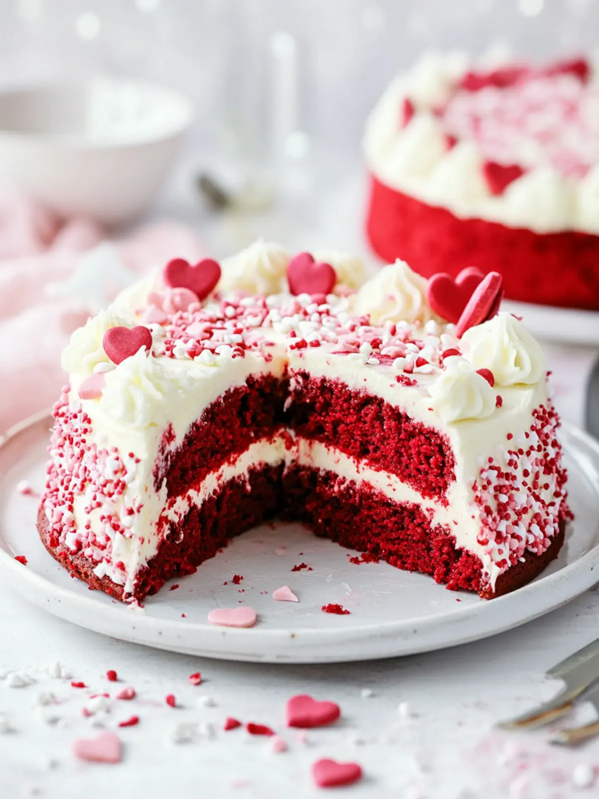 Deliciously Decadent Red Velvet Cookie Cake You’ll Love 4 Red Velvet Cookie Cake