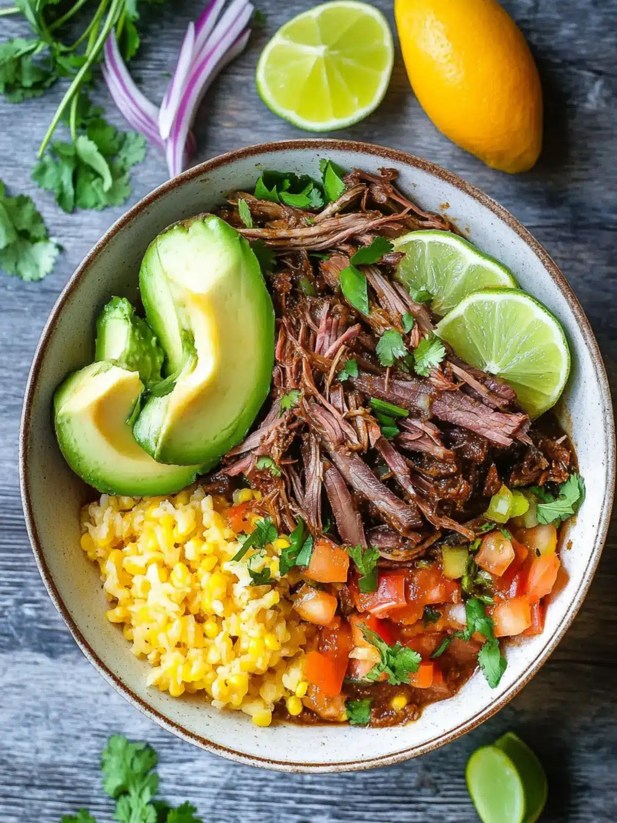 Savory Instant Pot Brisket Taco Bowls for Weeknight Wins 5 Instant Pot Brisket Taco Bowls