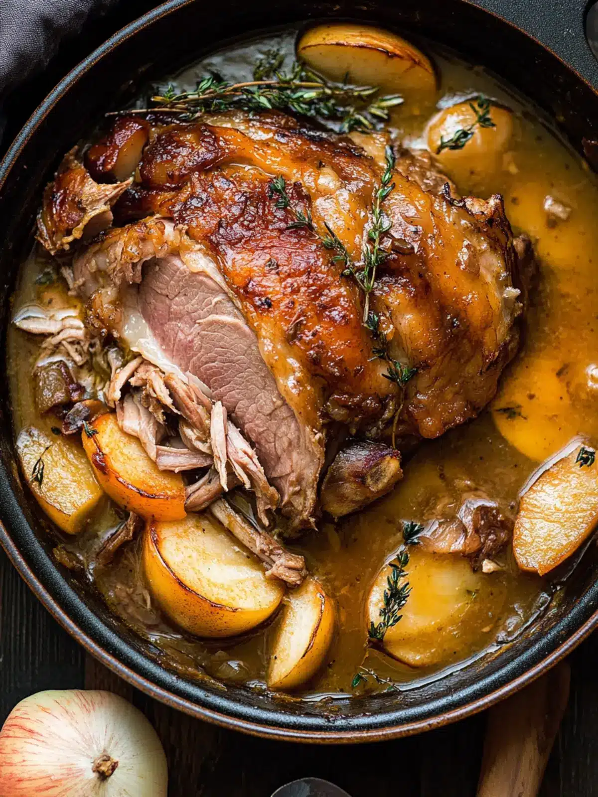 Savory Apple Cider Braised Pork Shoulder for Cozy Fall Nights 3 Apple Cider Braised Pork Shoulder