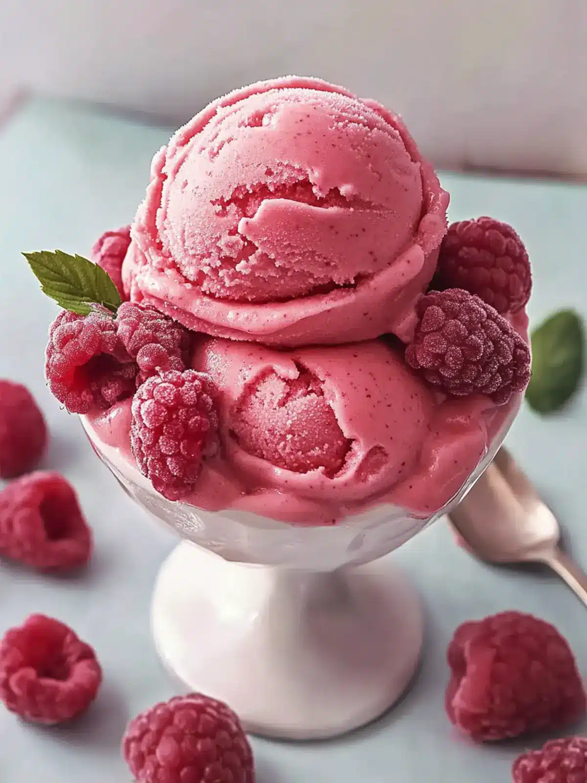 Raspberry Sorbet Bliss – Easy Vegan Refreshment for You 2 Raspberry Sorbet