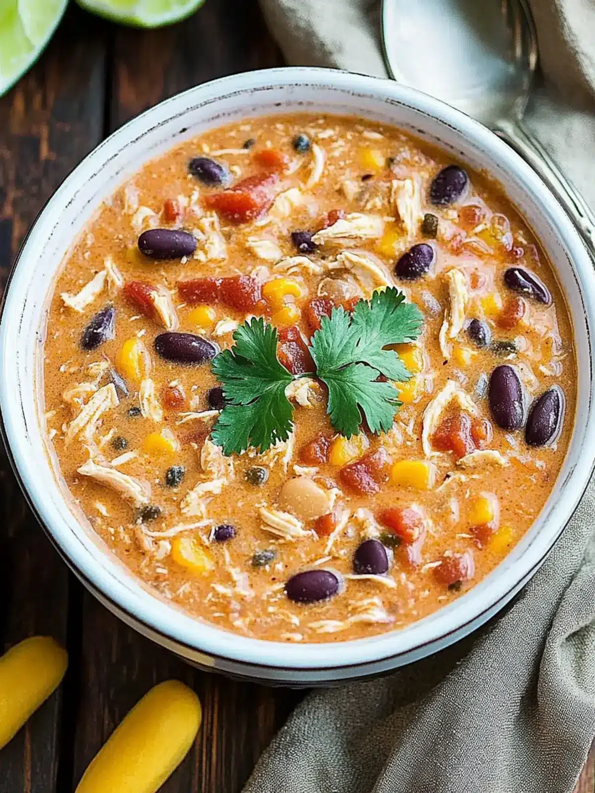 Cozy Up with Easy Crock Pot Cream Cheese Chicken Chili 2 Easy Crock Pot Cream Cheese Chicken Chili