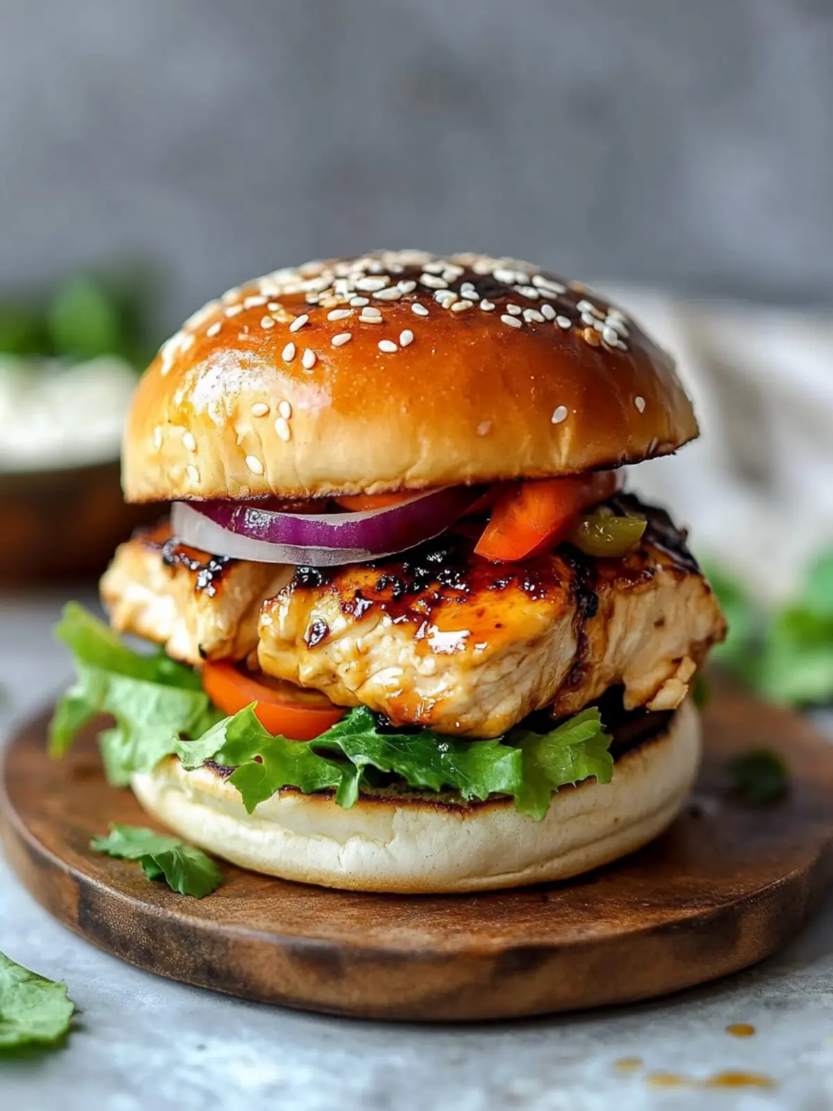 Savory Chicken Teriyaki Burgers for Juicy Flavor Lovers 2 Chicken Teriyaki Burgers
