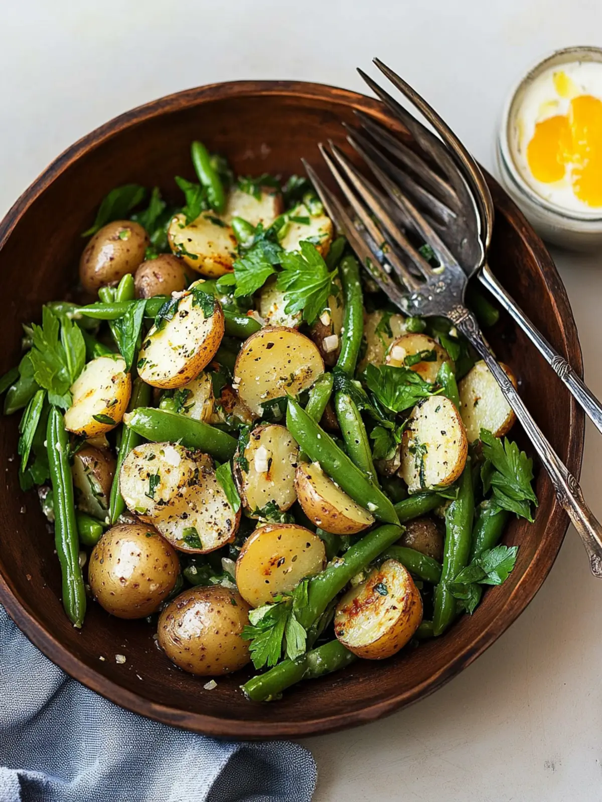 Savory French Potato and Green Bean Salad for Summer Fun 2 French Potato and Green Bean Salad