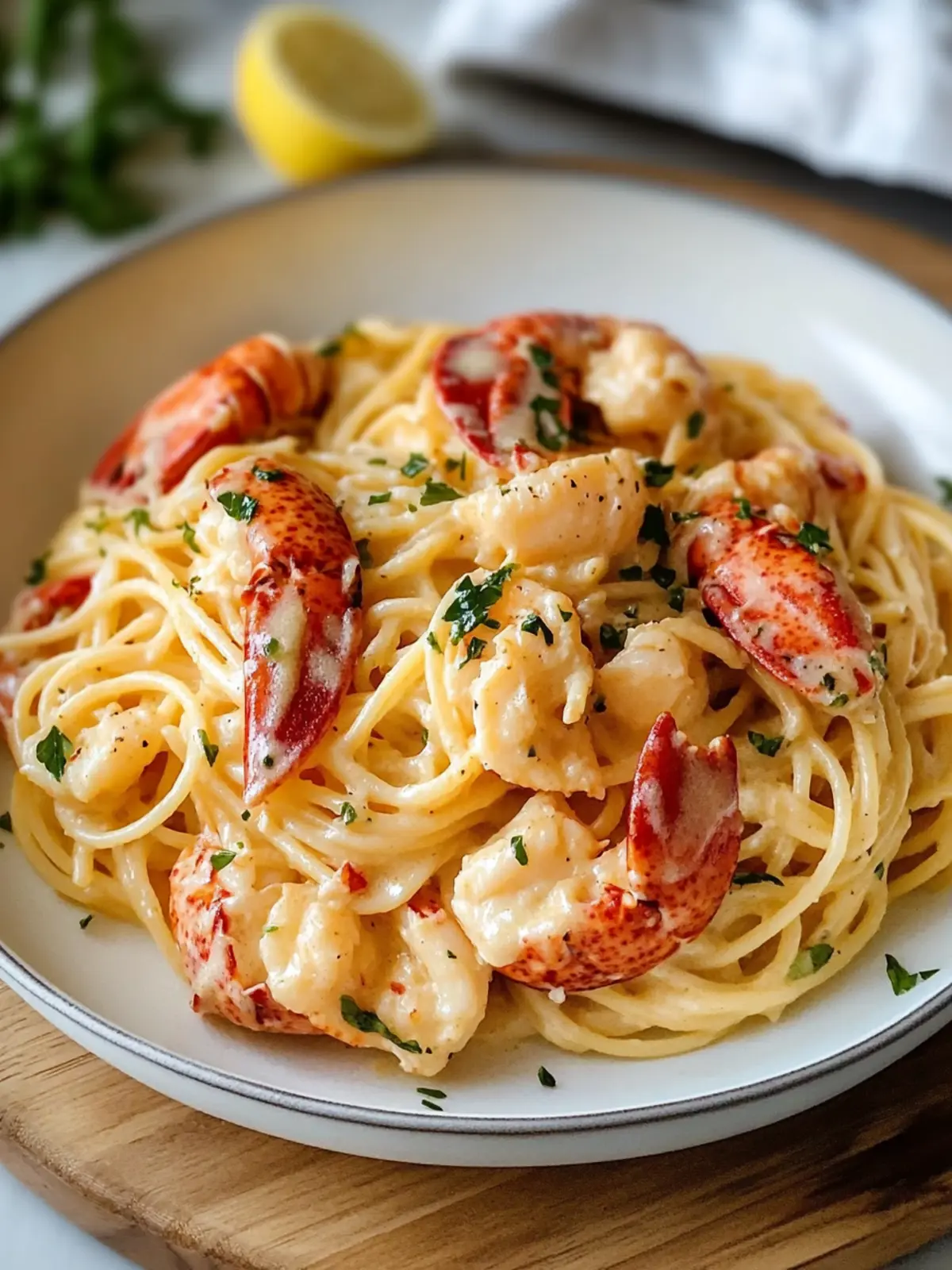 Buttered Lobster Pasta: Indulge in Creamy Coastal Bliss 2 Buttered Lobster Pasta