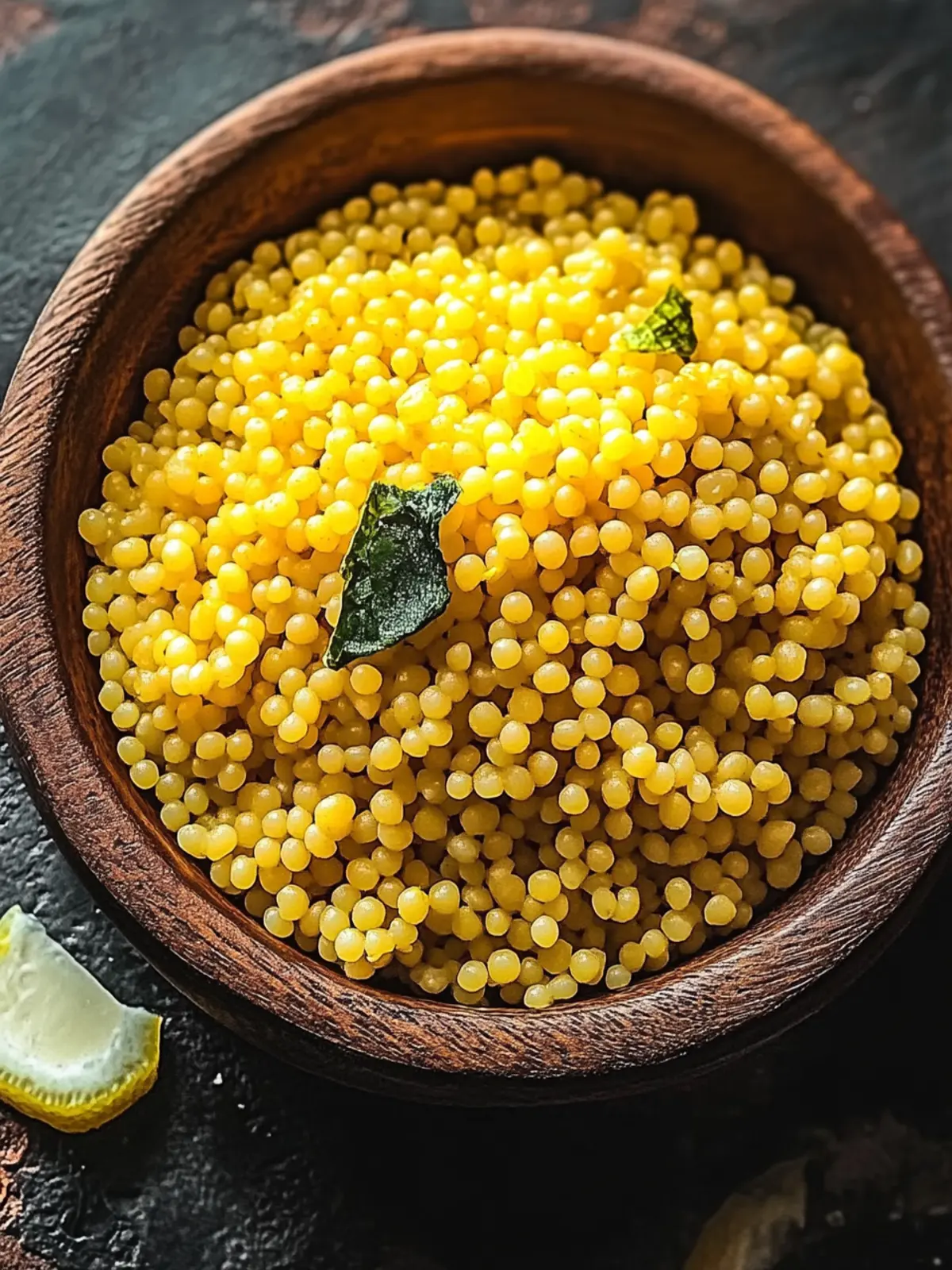 Lemon Turmeric Pearl Couscous: Quick, Zesty, and Vegan Delight 5 Lemon Turmeric Pearl Couscous