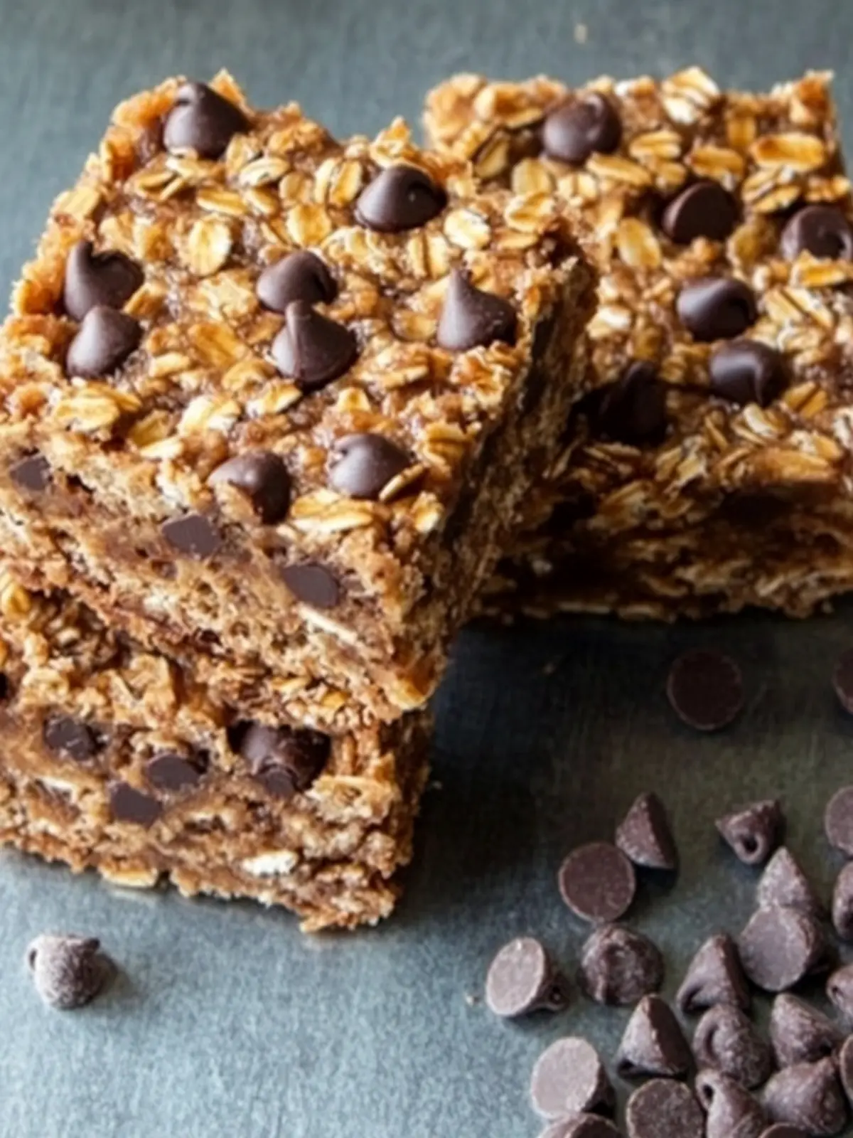 Boost Your Day with Chocolate Chip Flax and Oat Bars 3 Chocolate Chip Flax and Oat Bars