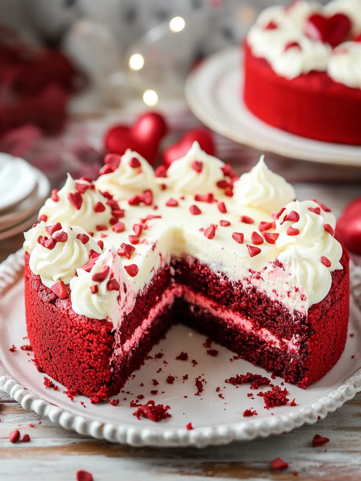 Deliciously Decadent Red Velvet Cookie Cake You’ll Love 3 Red Velvet Cookie Cake