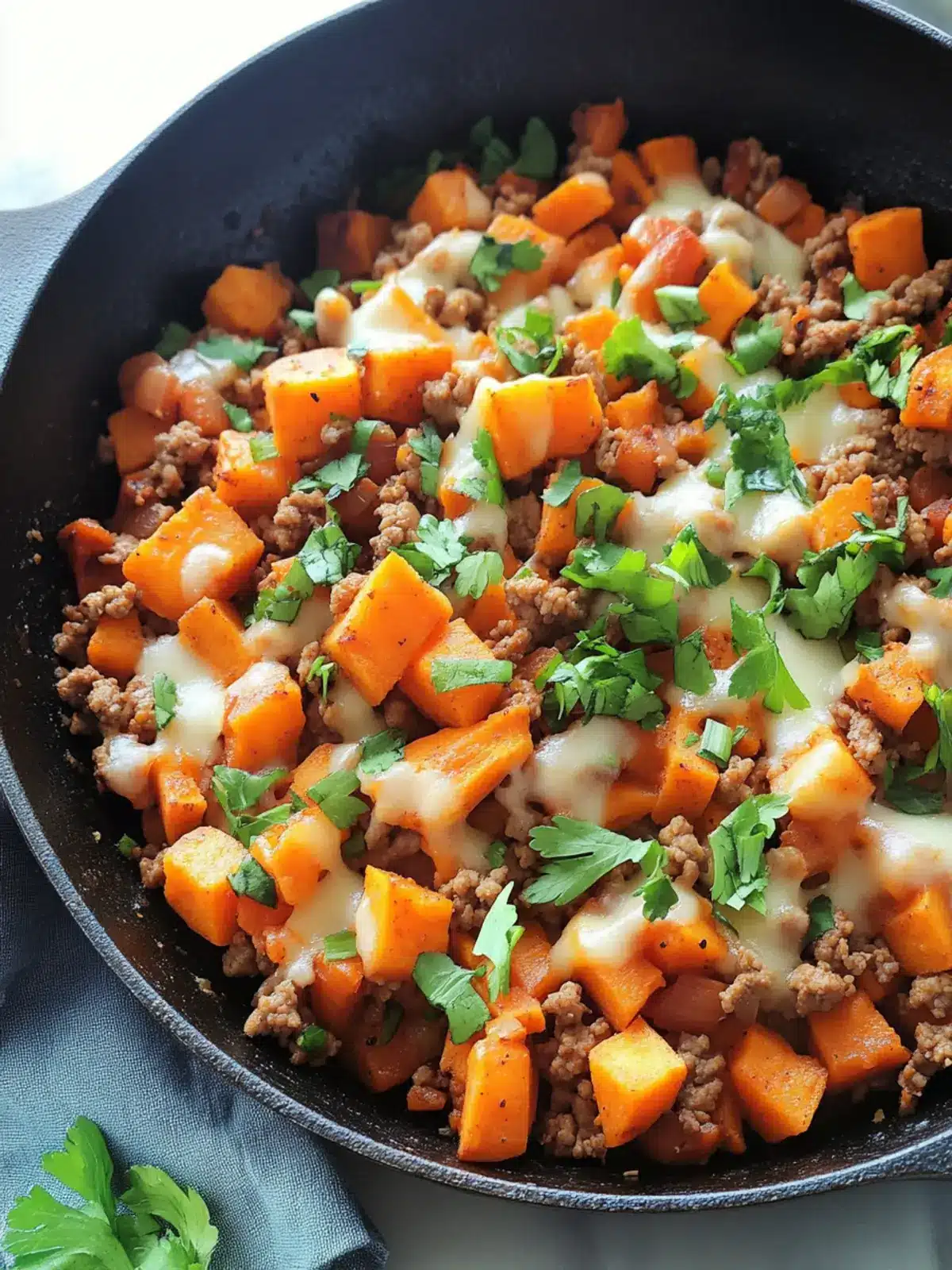 Ground Turkey Sweet Potato Skillet in One Pot for Easy Dinners 2 Ground Turkey Sweet Potato Skillet