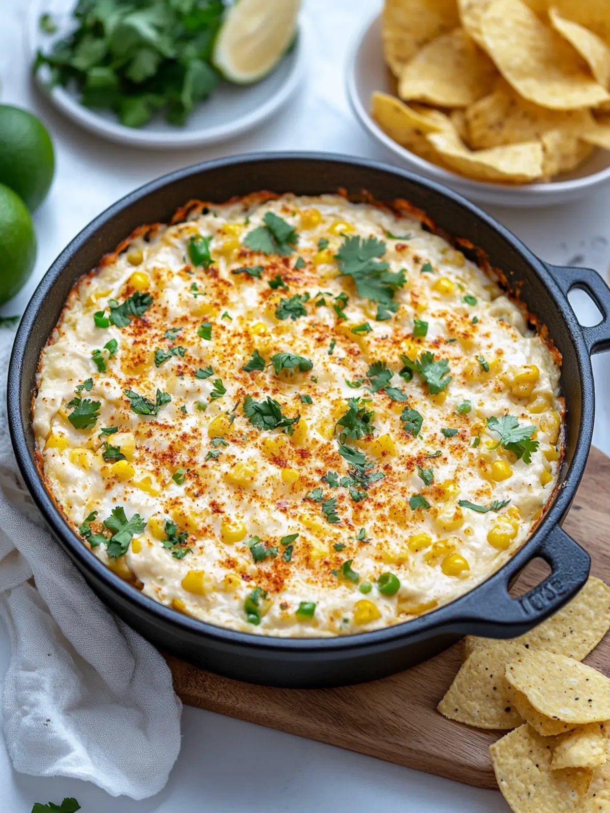 Lightened Baked Elote Dip: Guilt-Free Flavor Explosion 3 Baked Elote Dip
