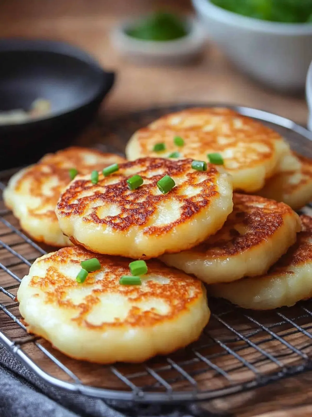 Korean Cheese Potato Pancakes (Gamjajeon) Crispy & Cheesy Delight 3 Korean Cheese Potato Pancakes (Gamjajeon)