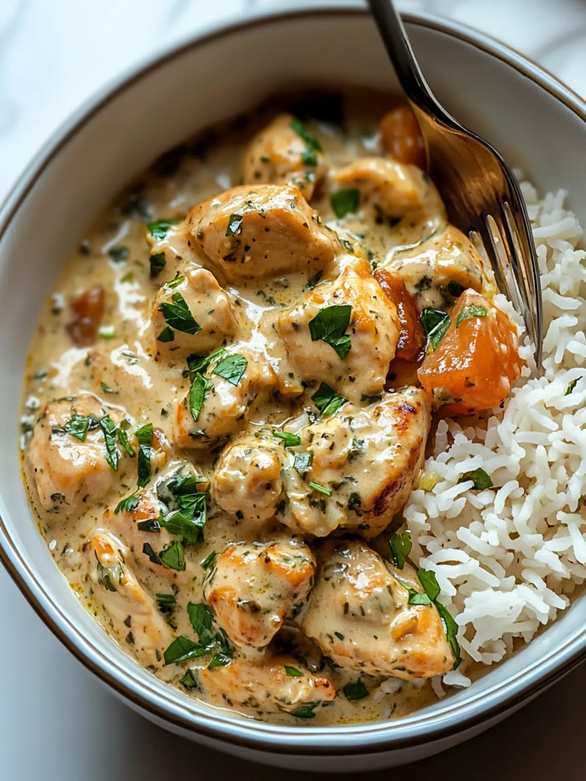 Creamy Herb Chicken & Basmati Rice for Cozy Weeknight Dinners 3 Creamy Herb Chicken & Basmati Rice