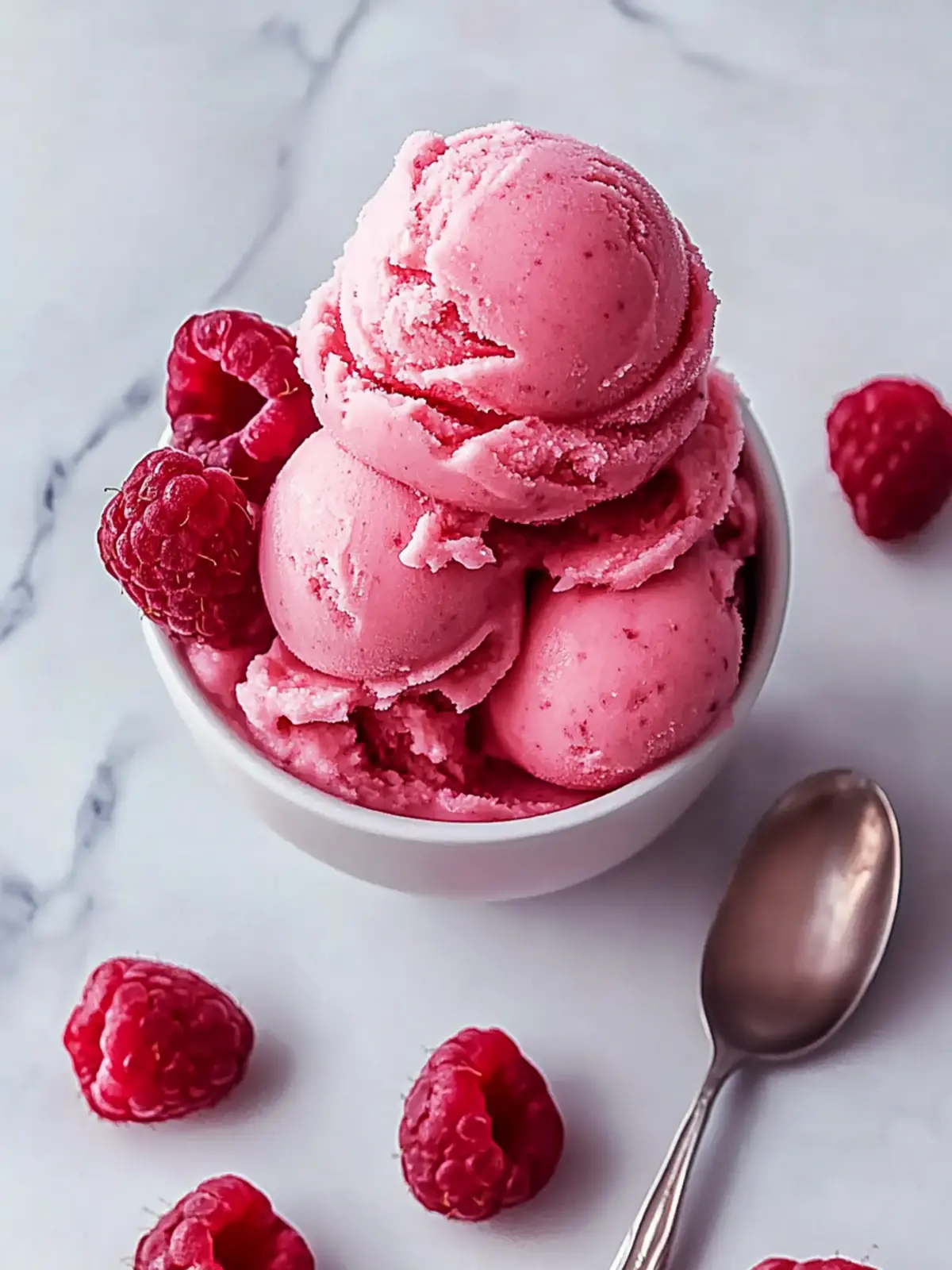 Raspberry Sorbet Bliss – Easy Vegan Refreshment for You 4 Raspberry Sorbet