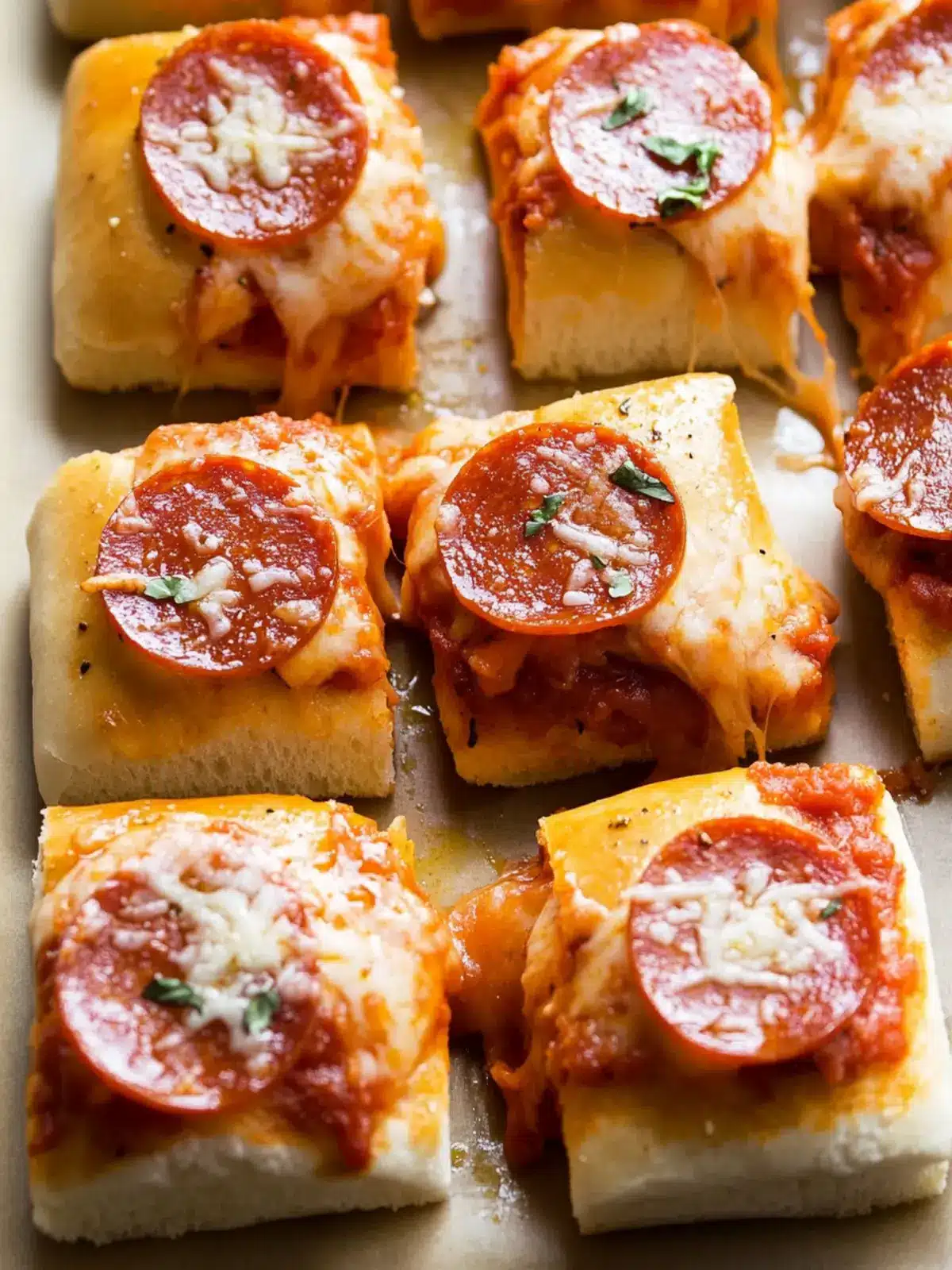 Irresistibly Cheesy Hot Honey Pepperoni Pizza Sliders 2 Hot Honey Pepperoni Pizza Sliders