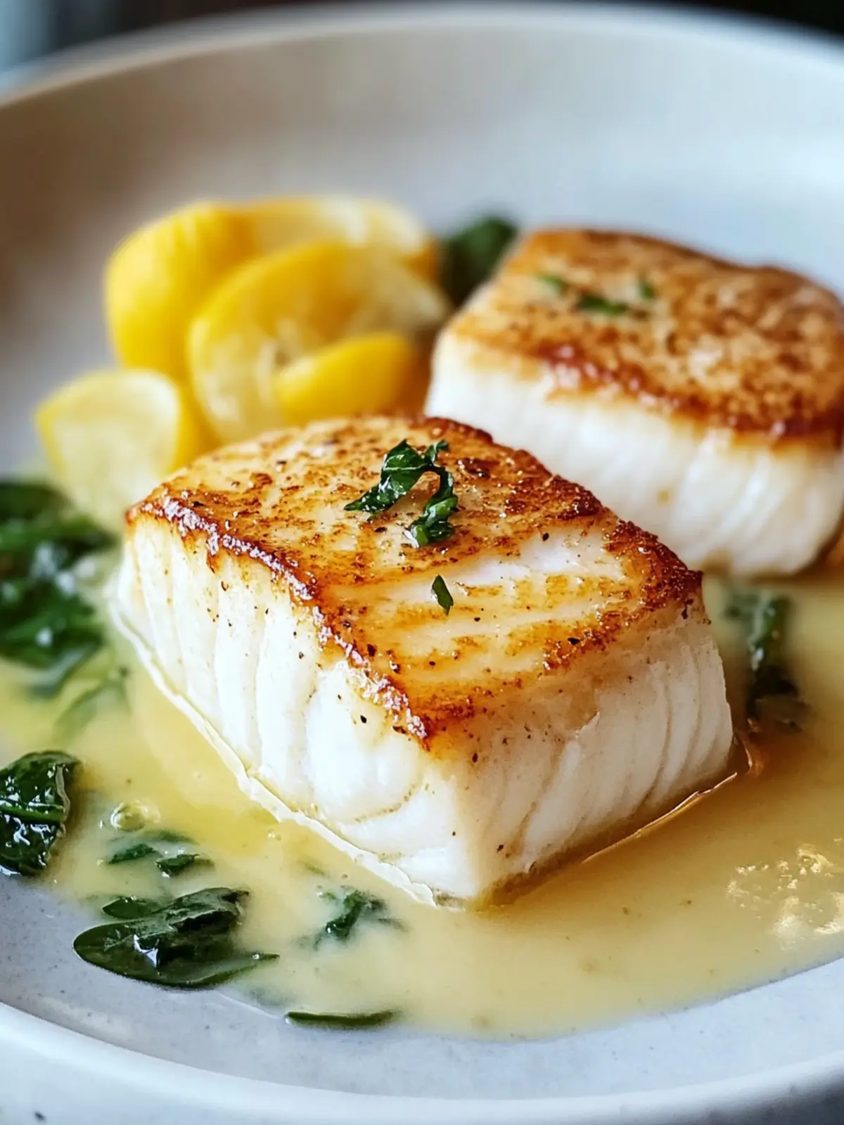 Savory Healthy Halibut with Buerre Blanc for Effortless Elegance 2 Healthy Halibut with Buerre Blanc
