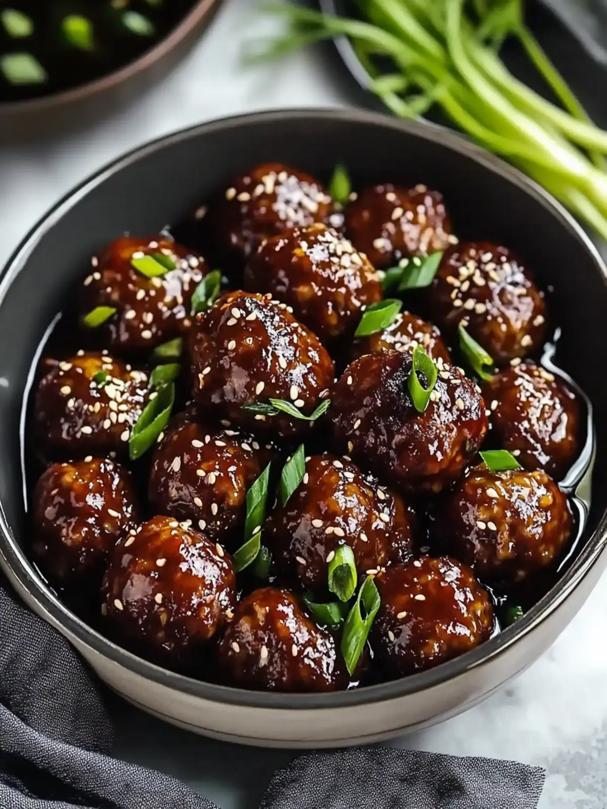 Irresistible Juicy Mongolian Beef Meatballs for Dinner Delight 3 Juicy Mongolian Beef Meatballs