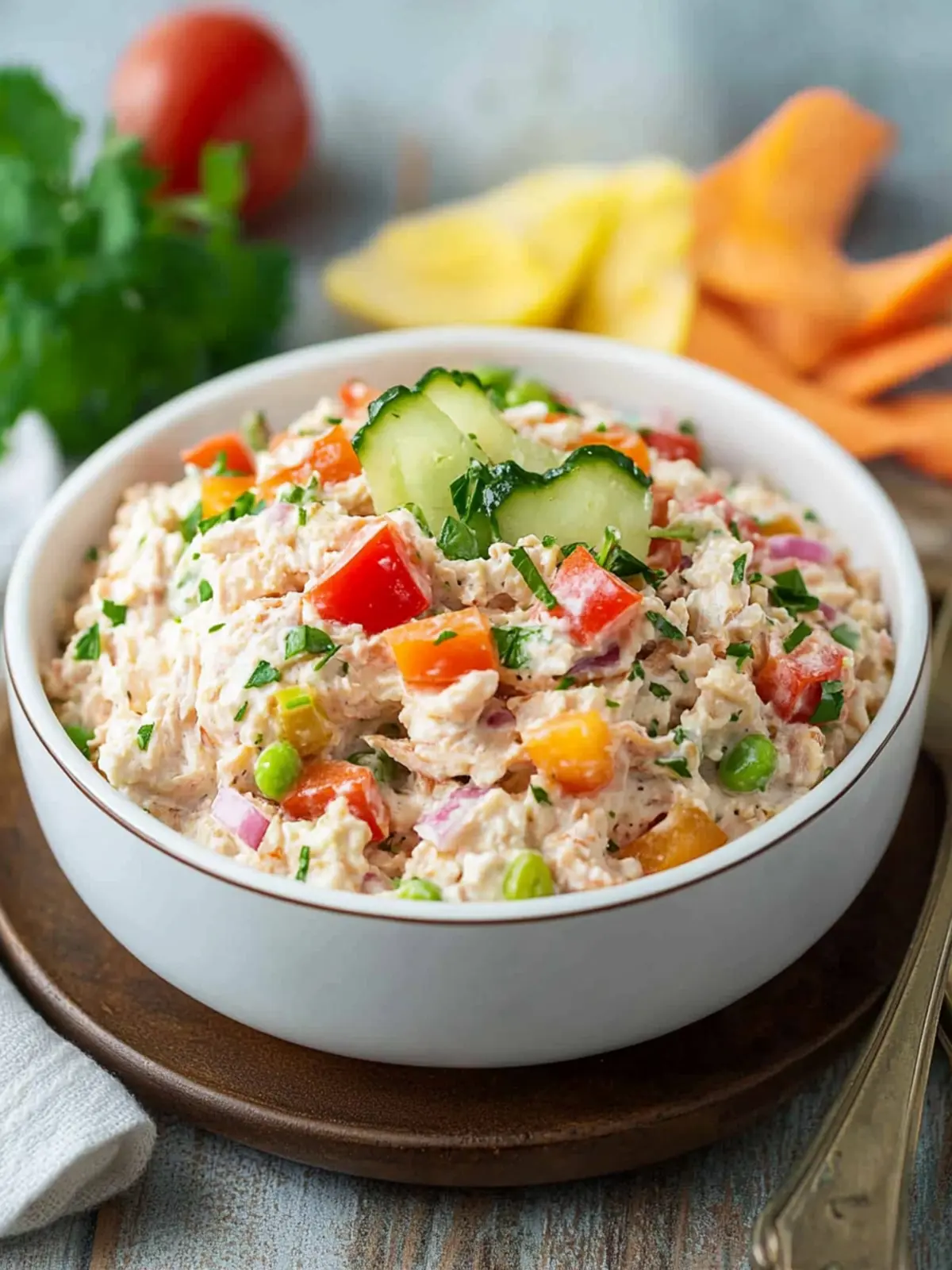 Easy Tuna Cottage Cheese Salad: Protein-Packed Delight 4 Easy Tuna Cottage Cheese Salad (High Protein Tuna Spread)