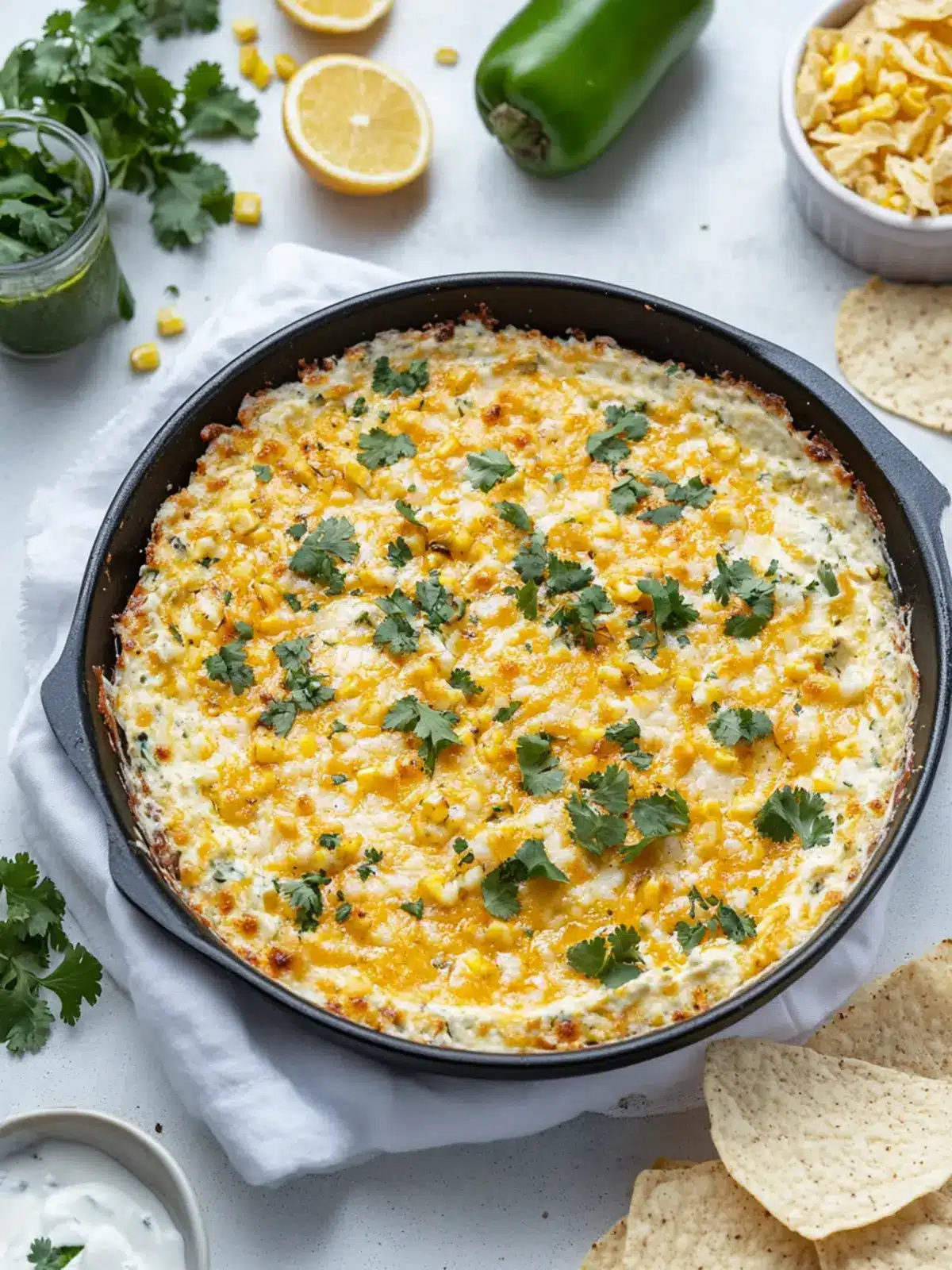Lightened Baked Elote Dip: Guilt-Free Flavor Explosion 4 Baked Elote Dip